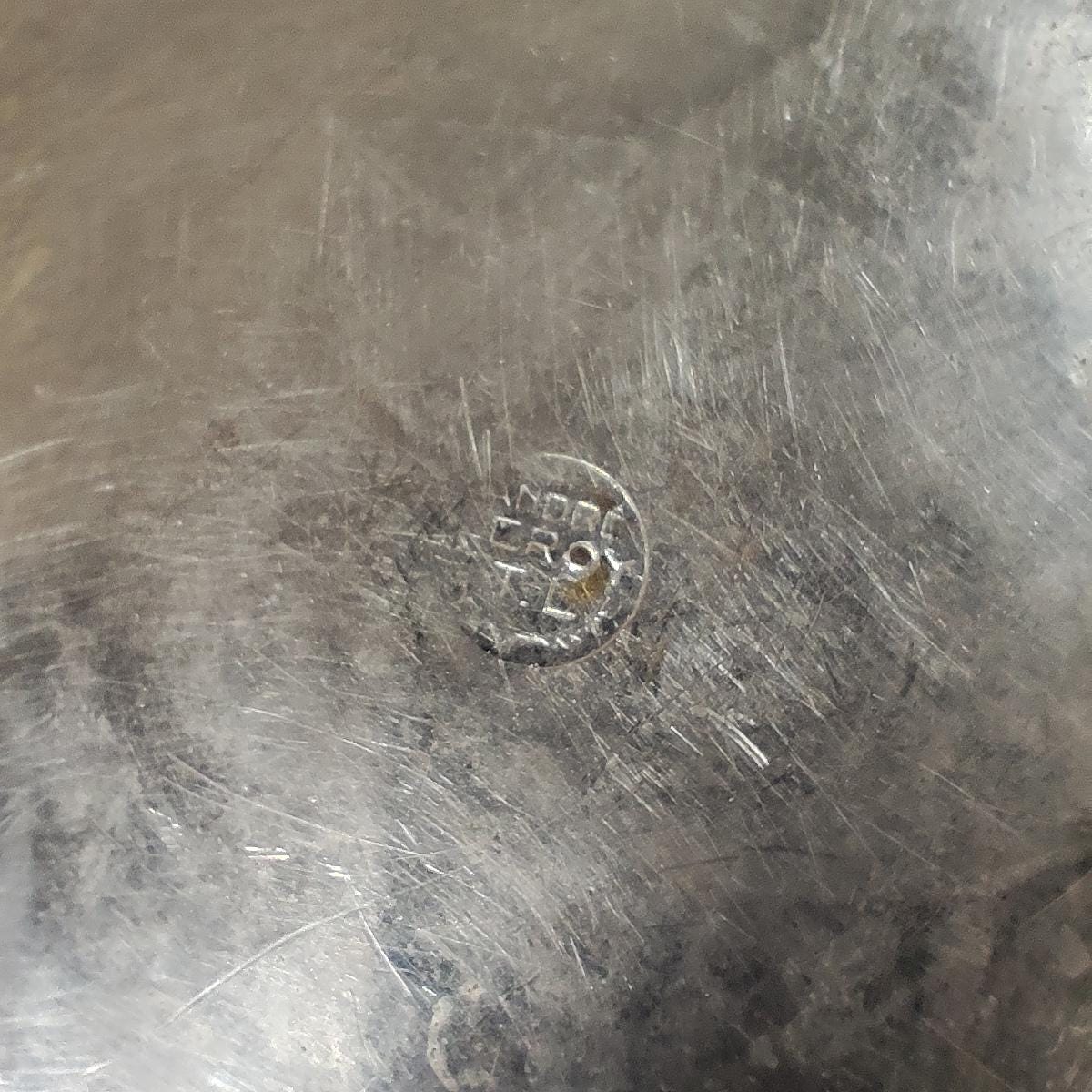 RARE Seau à champagne Henri Abelé par André Leroy T.L en métal Vintage