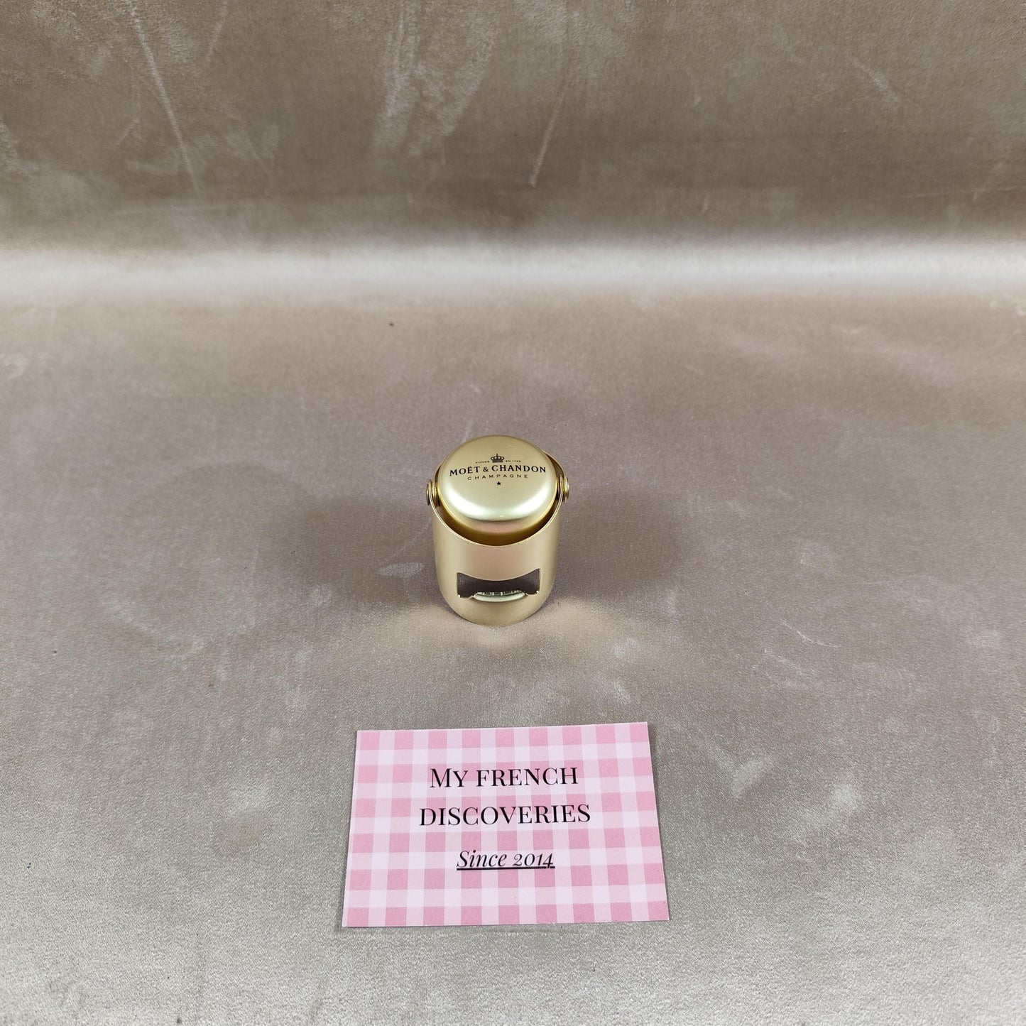 Bouchon stoppeur Champagne Moët & Chandon doré Accessoire bar Vintage