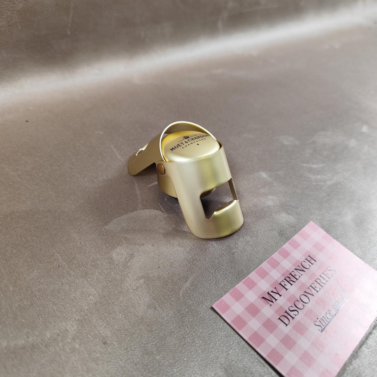 Bouchon stoppeur Champagne Moët & Chandon doré Accessoire bar Vintage