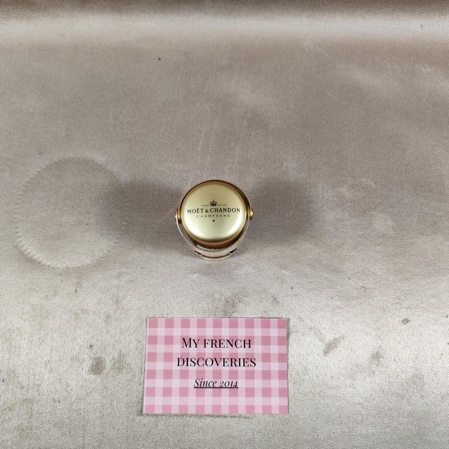 Bouchon stoppeur Champagne Moët & Chandon doré Accessoire bar Vintage