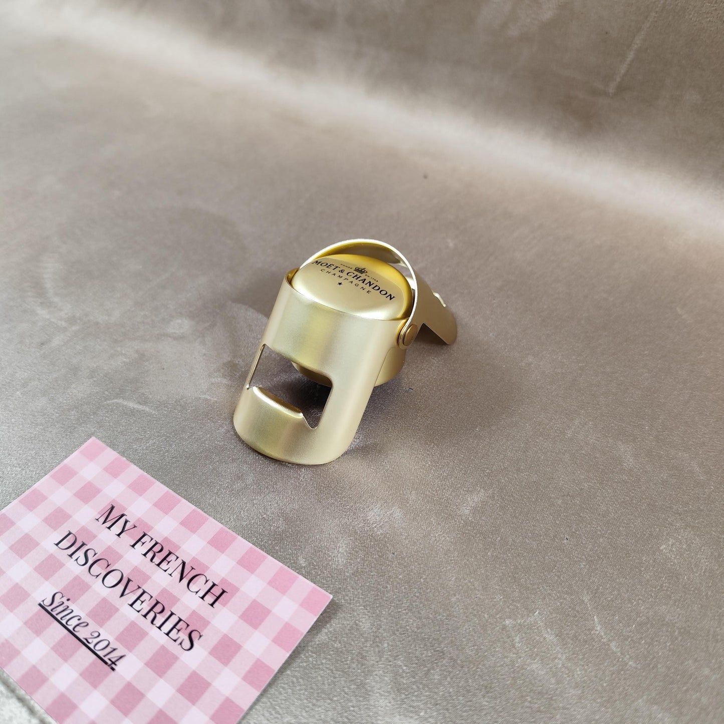 Bouchon stoppeur Champagne Moët & Chandon doré Accessoire bar Vintage