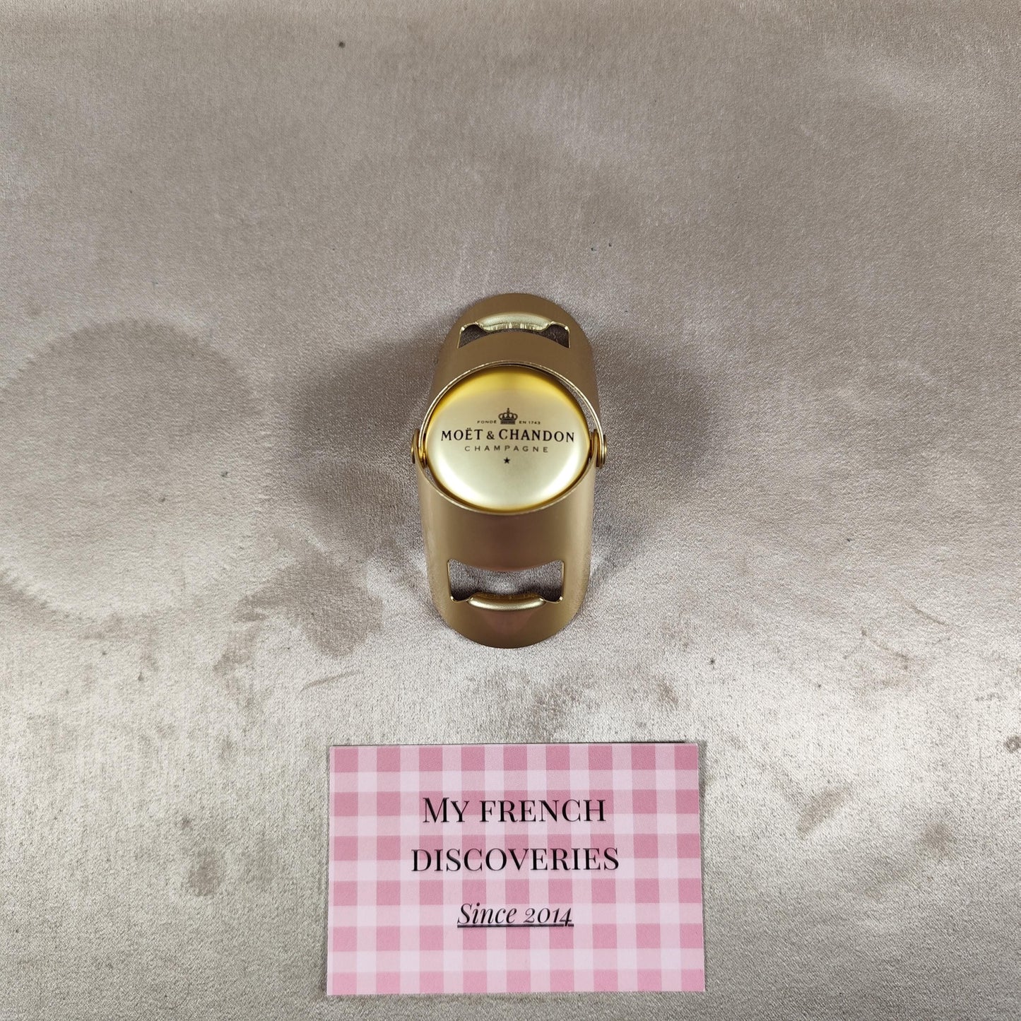 Bouchon stoppeur Champagne Moët & Chandon doré Accessoire bar Vintage