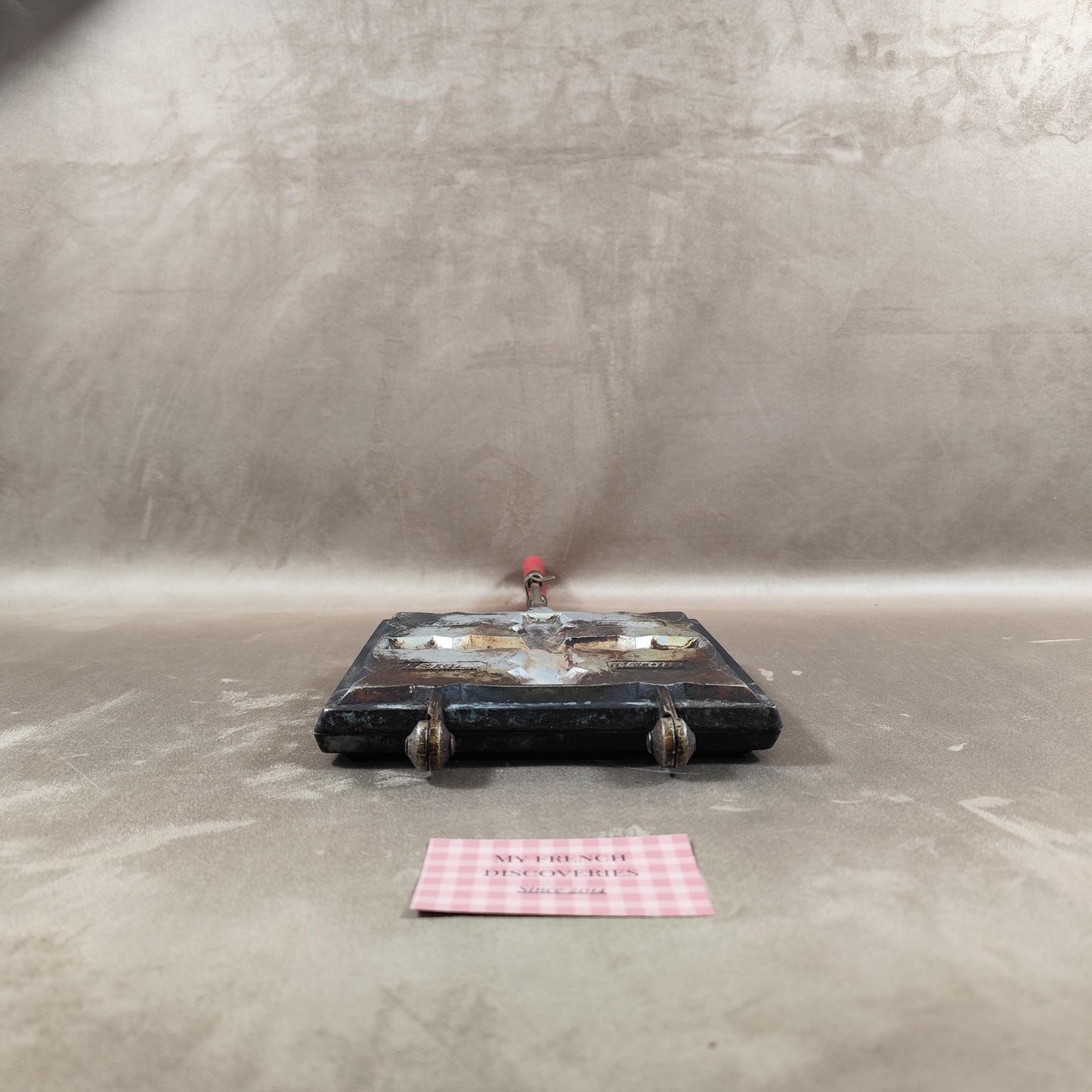 Appareil à croque-monsieur ancien en fonte LÉtoile Modèle professionnel à 4 empreintes