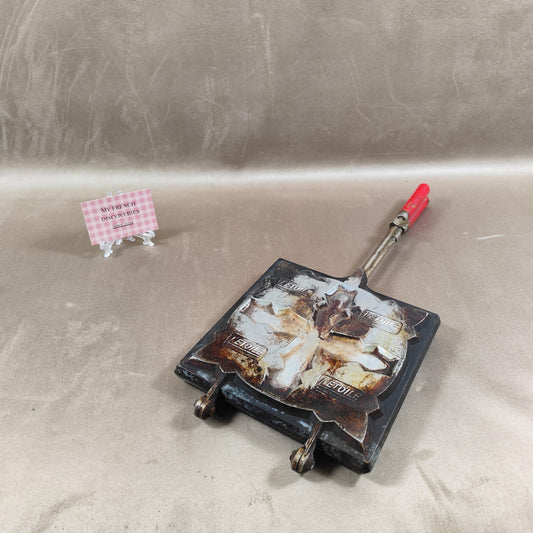 Appareil à croque-monsieur ancien en fonte LÉtoile Modèle professionnel à 4 empreintes