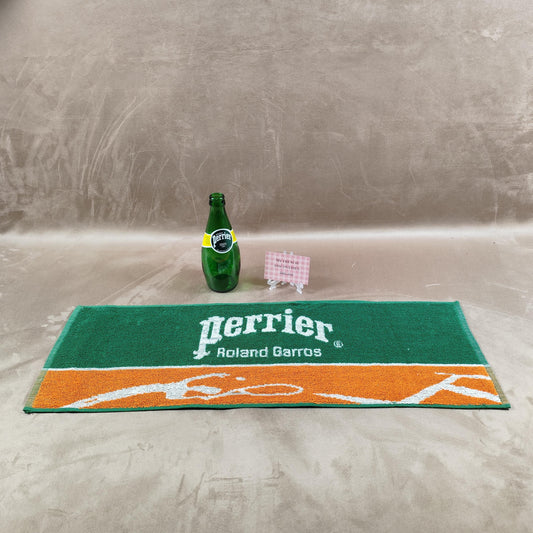 Tapis de bar publicitaire Perrier Roland Garros Comptoir bistrot Vintage