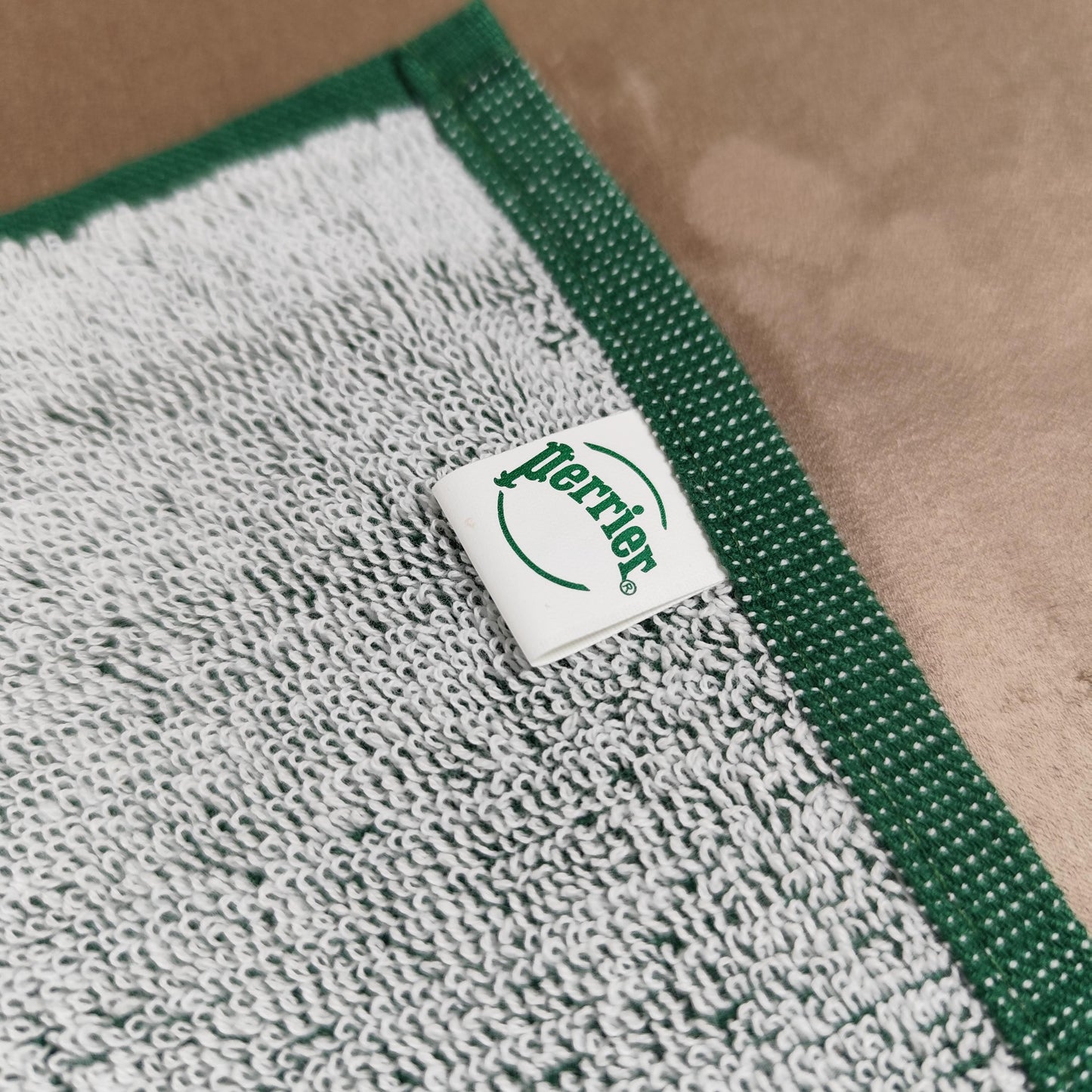 Tapis de bar publicitaire Perrier Roland Garros Comptoir bistrot Vintage