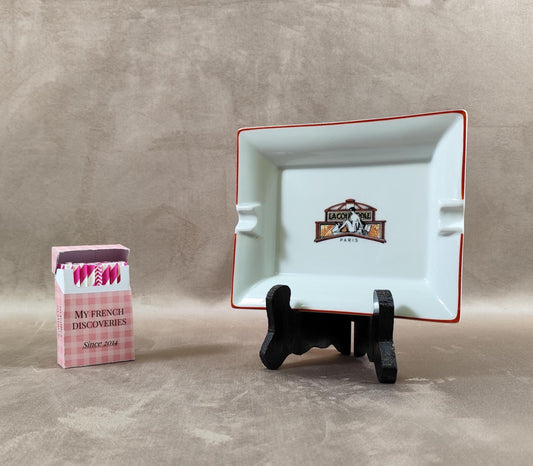 Cendrier publicitaire La Coupole Paris en porcelaine GDA Limoges Vintage