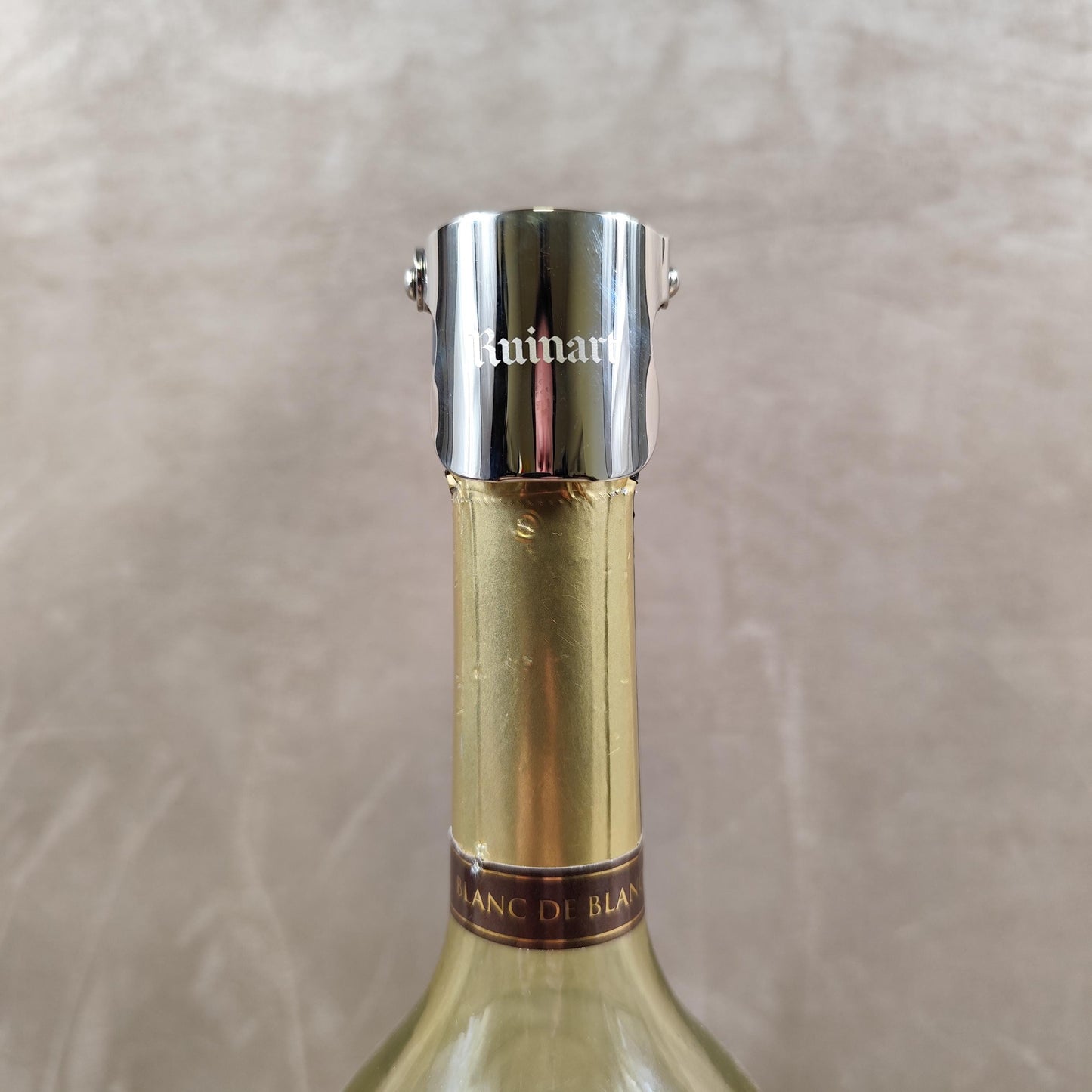 Bouchon stoppeur Ruinart en métal Champagne Accessoire bar vintage