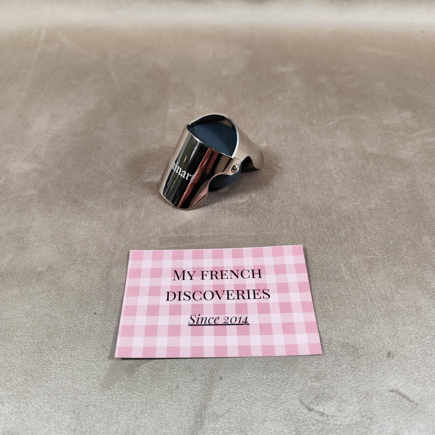 Bouchon stoppeur Ruinart en métal Champagne Accessoire bar vintage