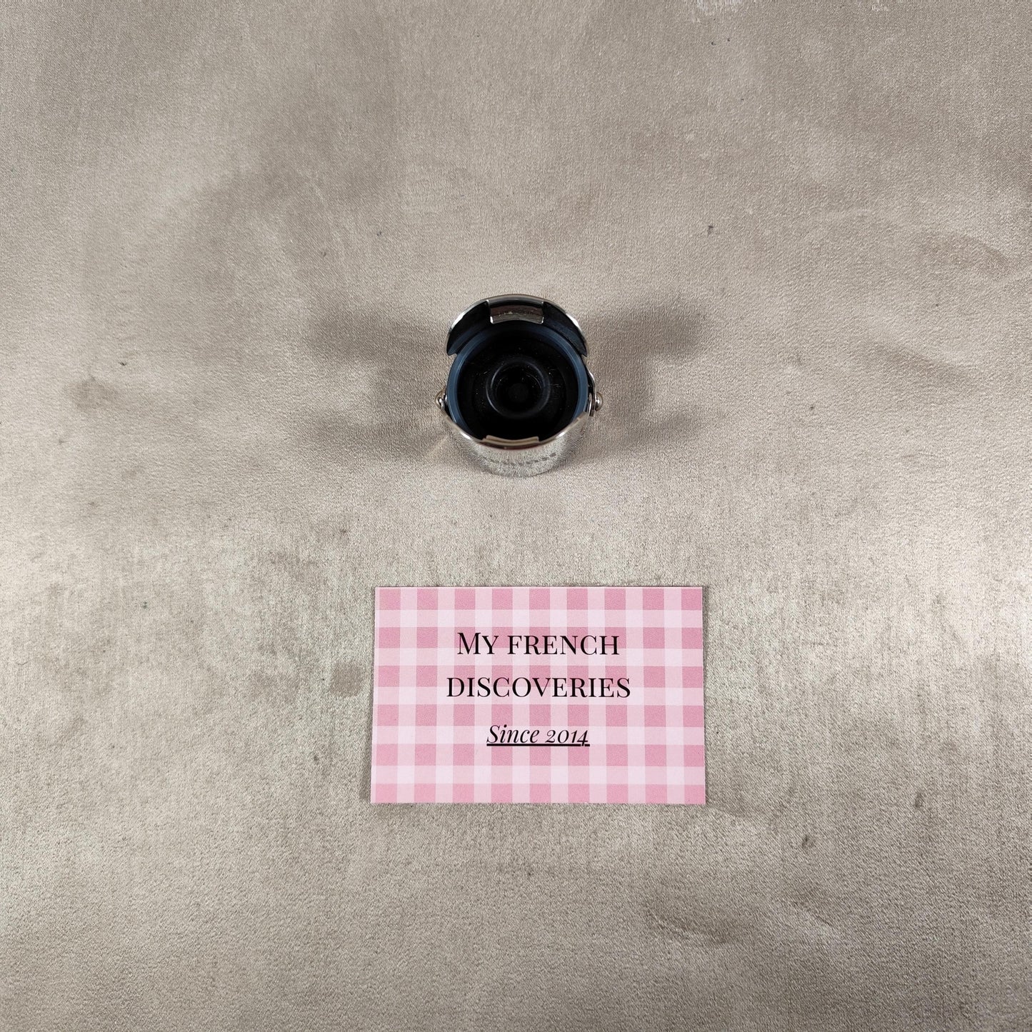 Bouchon stoppeur Ruinart en métal Champagne Accessoire bar vintage