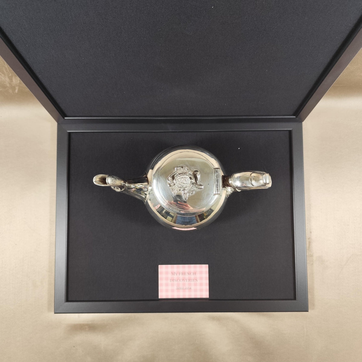 Théière ancienne en métal argenté Mappin & Webb Style classique Sheffield