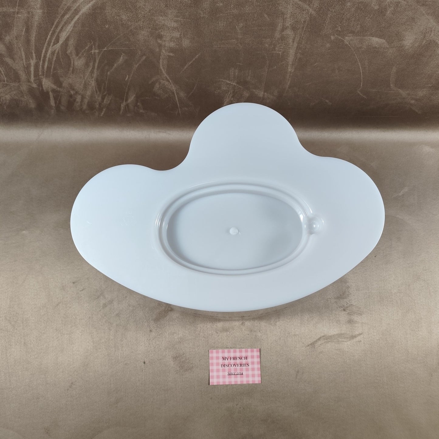 Vasque à champagne Pol Roger Grand seau à glace en plastique blanc Objet publicitaire