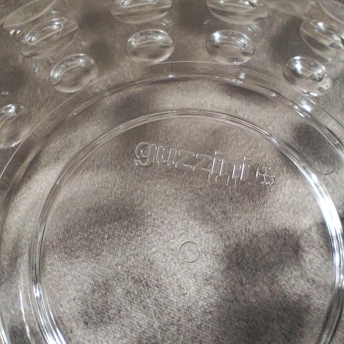 Tasse à café avec soucoupe Guzzini « Venice » Design Pio & Tito Toso Verre et plastique