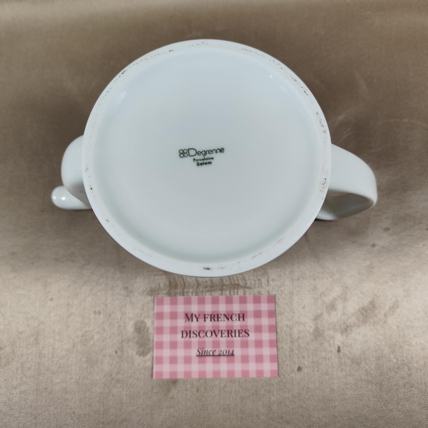 Théière Degrenne Salam en porcelaine et inox Modèle iconique France