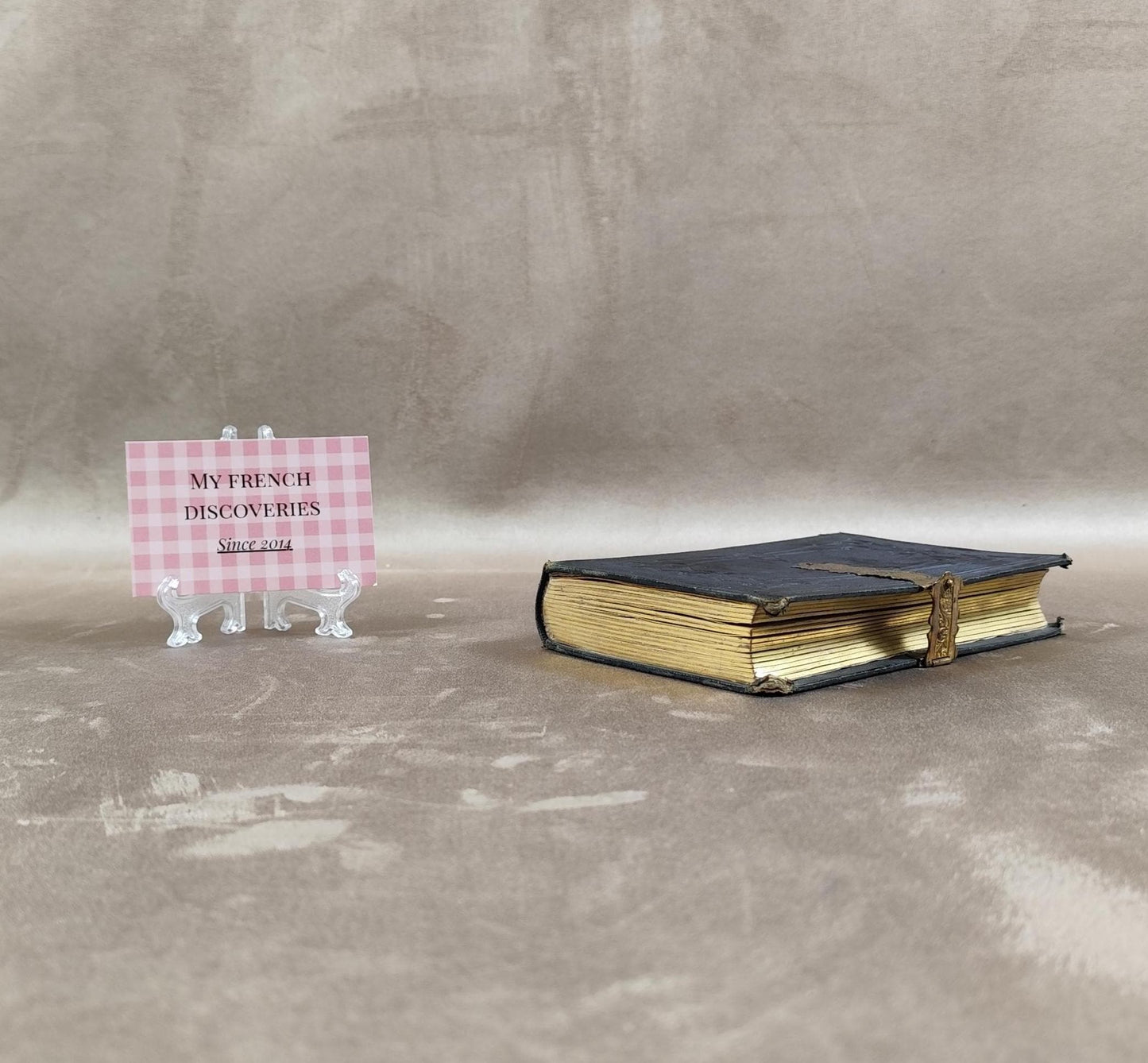 Album photo ancien en cuir avec fermoir en laiton Fin XIXe siècle Photographies anciennes