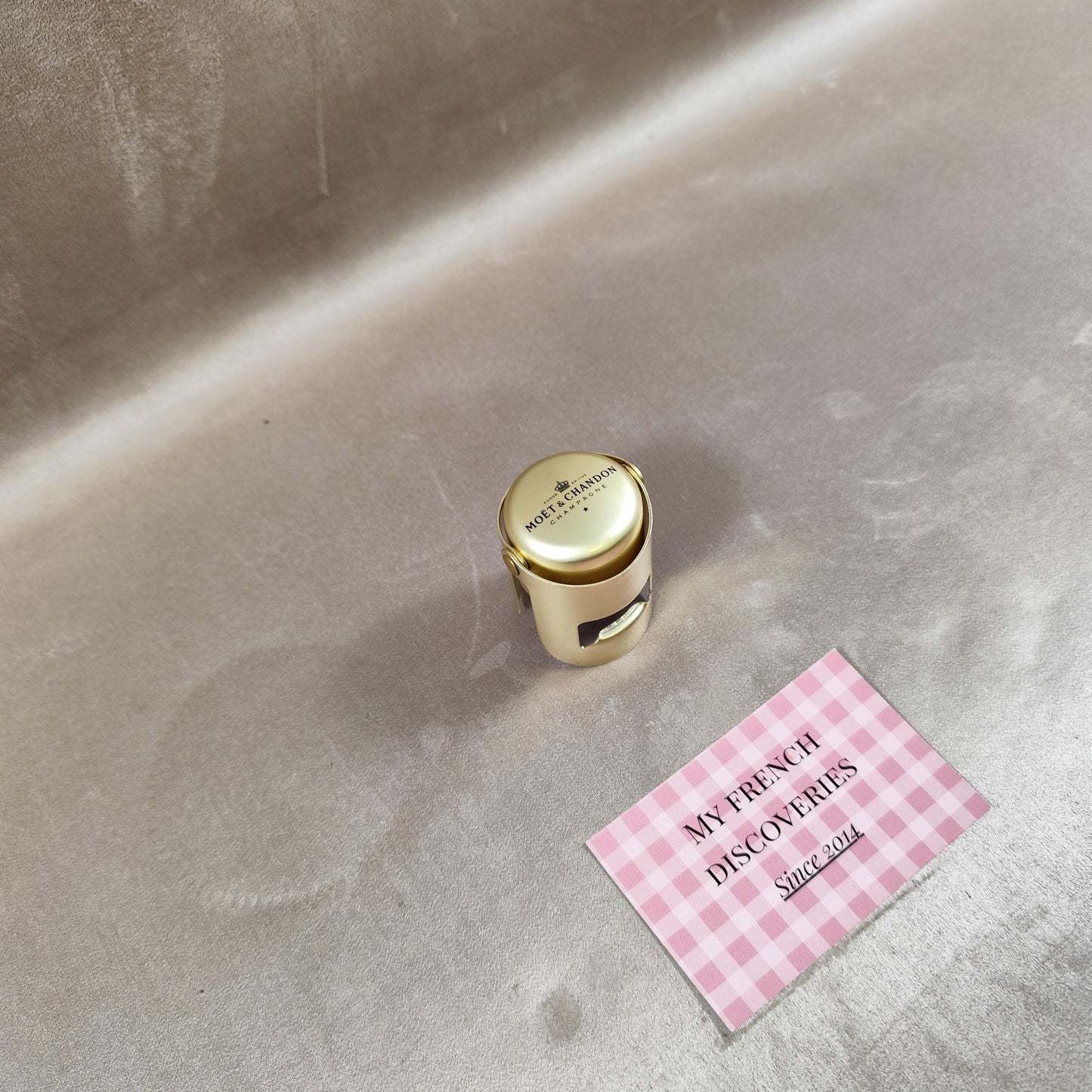 Bouchon stoppeur Champagne Moët & Chandon doré Accessoire bar Vintage