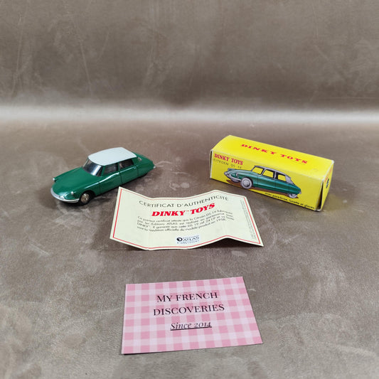 Voiture miniature Citroën DS 19 Dinky Toys Éditions Atlas Avec boîte et certificat