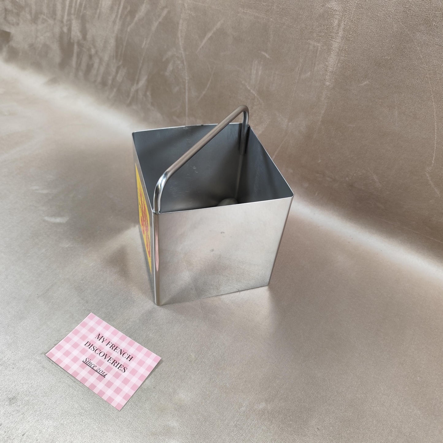 Seau à glaçons publicitaire J&B Rare en inox Barware vintage whisky Années 70