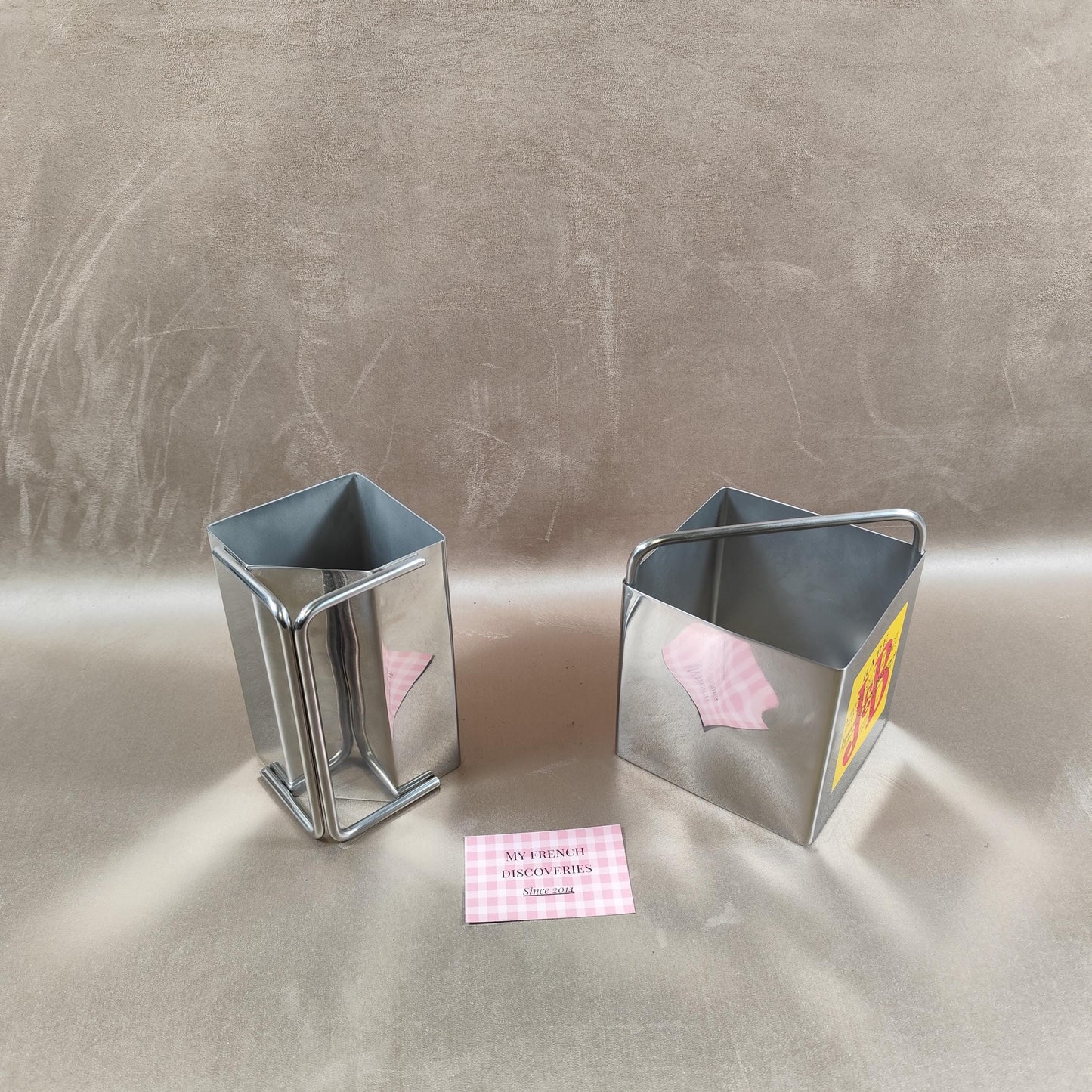 Ensemble bar publicitaire J&B Rare en inox Cruche et seau à glaçons Whisky vintage