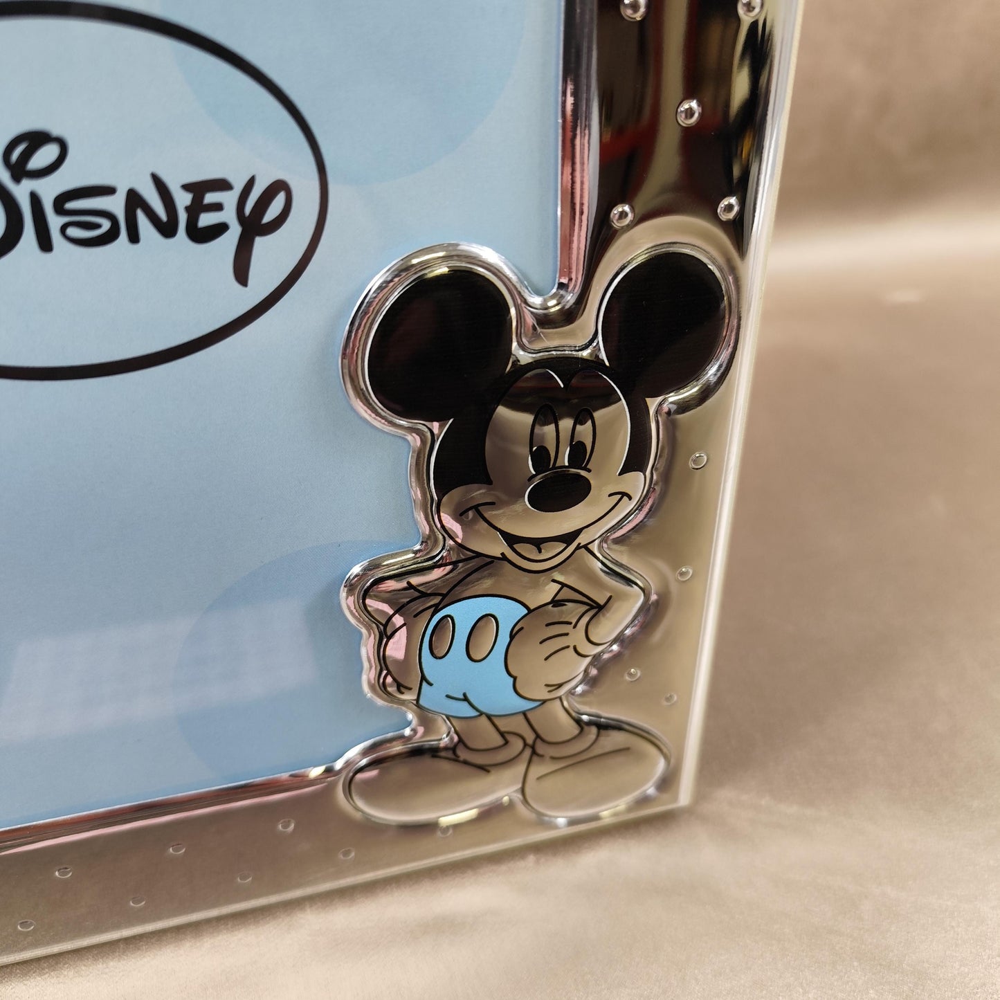 Cadre photo Disney Mickey Mouse en MIRO-SILVER Design italien Argent PVD