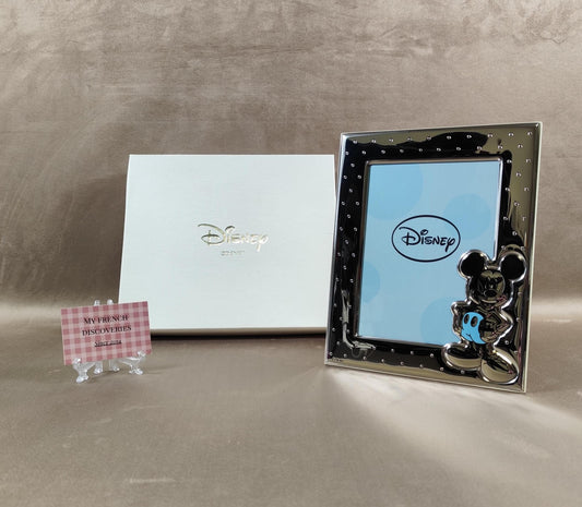 Cadre photo Disney Mickey Mouse en MIRO-SILVER Design italien Argent PVD