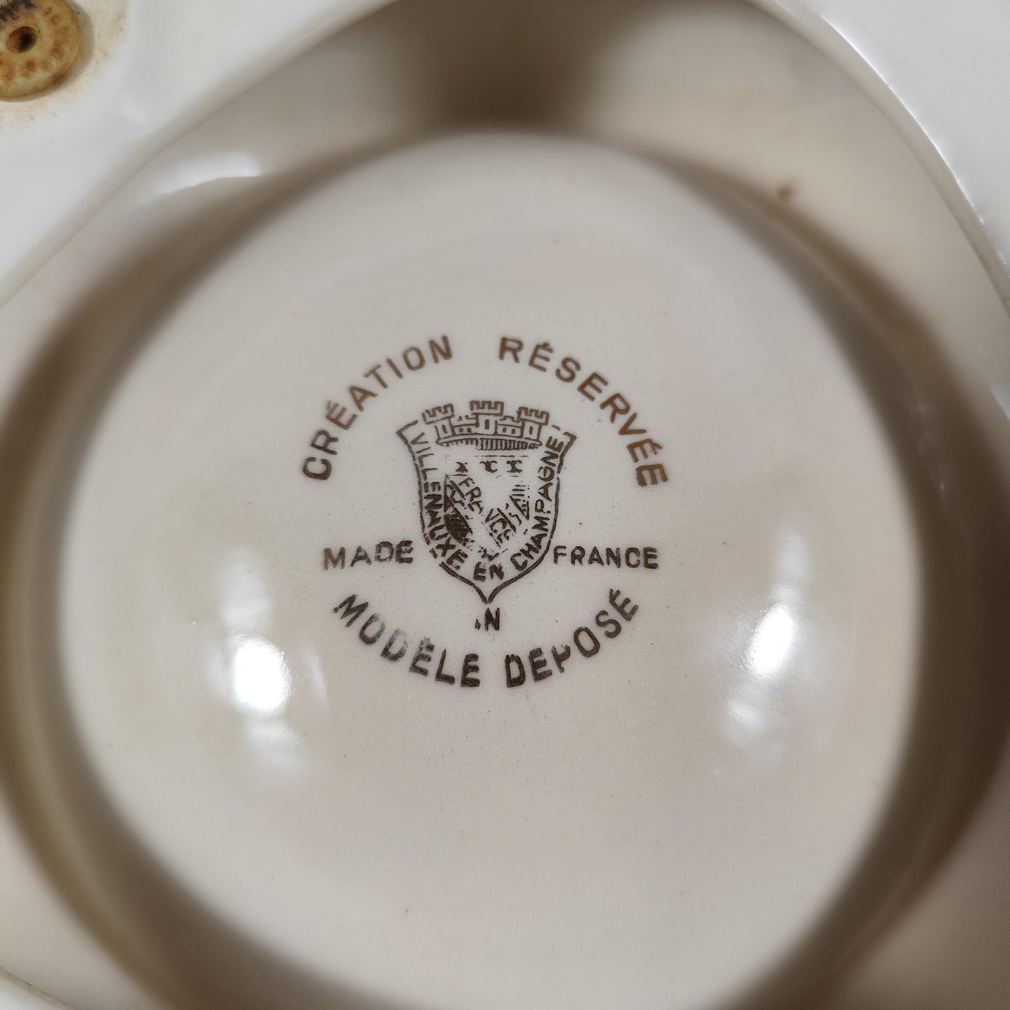 Cendrier publicitaire A. Charbaut & Fils Épernay Création Réservée Champagne