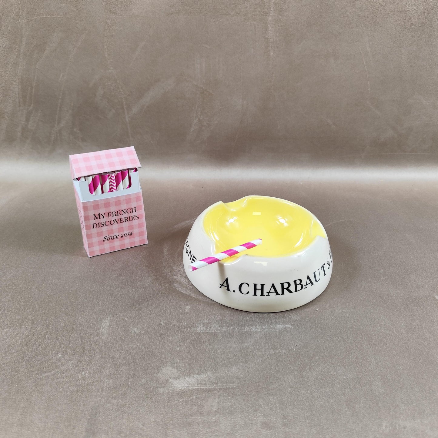 Cendrier publicitaire A. Charbaut & Fils Épernay Création Réservée Champagne