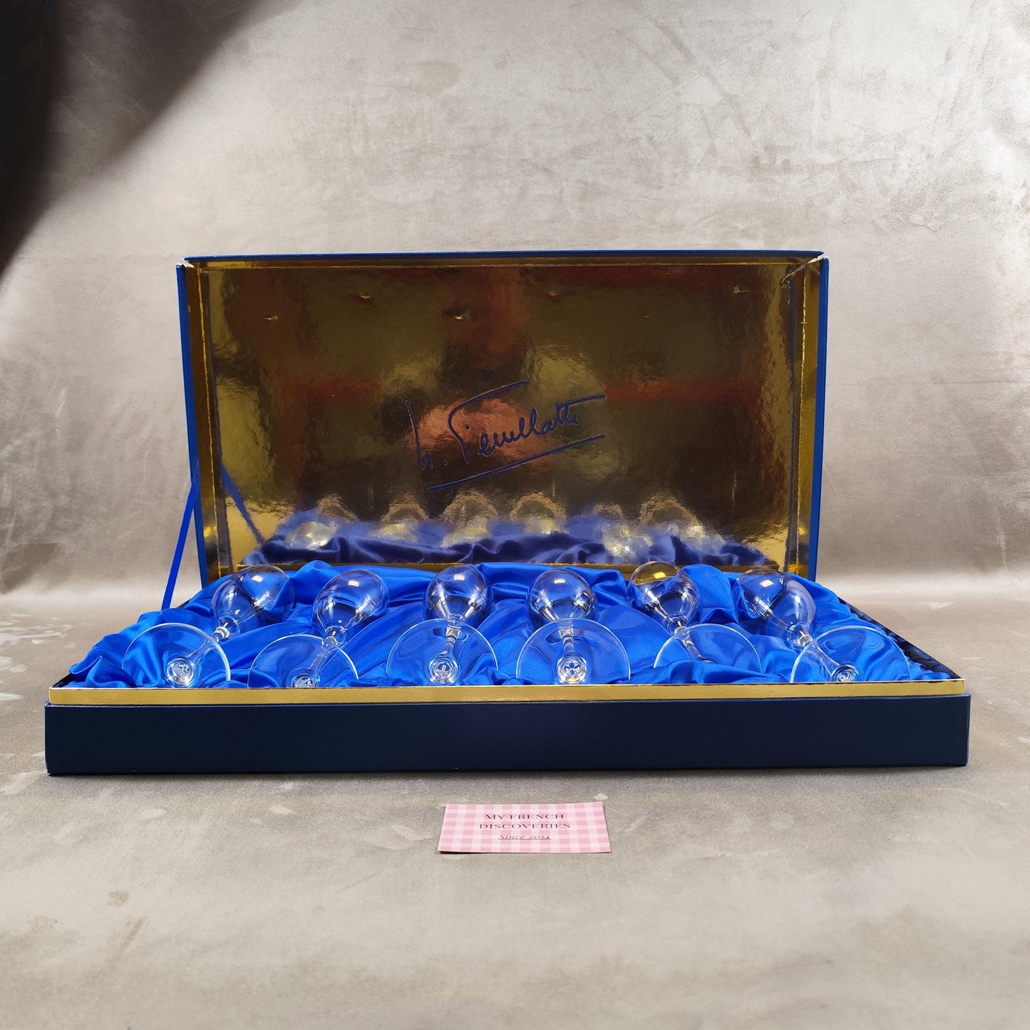 Coffret 6 flûtes à champagne Nicolas Feuillatte Avec boîte dorigine