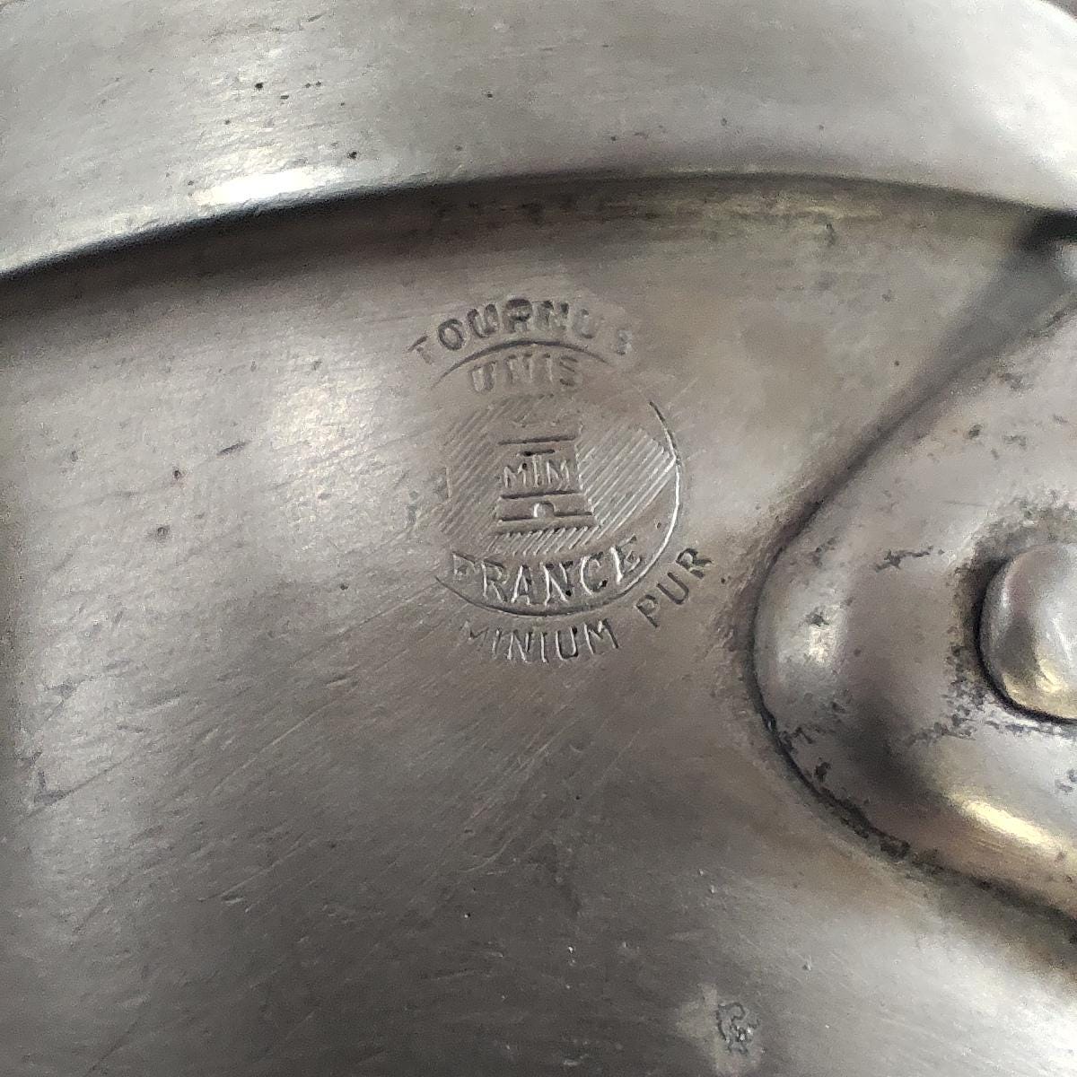 Lot de 2 casseroles vintage TOURNUS en aluminium Fabrication française