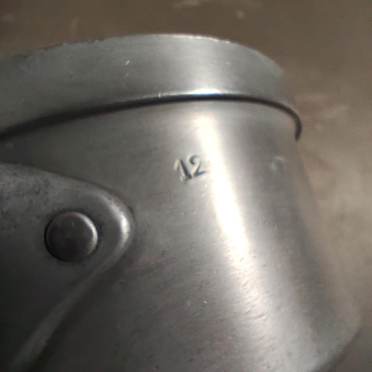 Lot de 2 casseroles vintage TOURNUS en aluminium Fabrication française