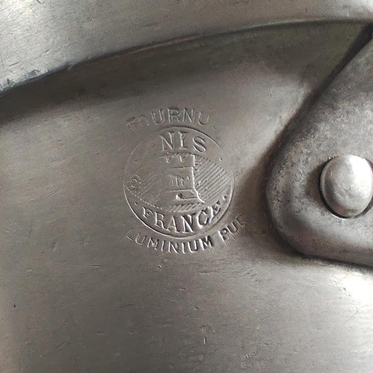 Lot de 2 casseroles vintage TOURNUS en aluminium Fabrication française