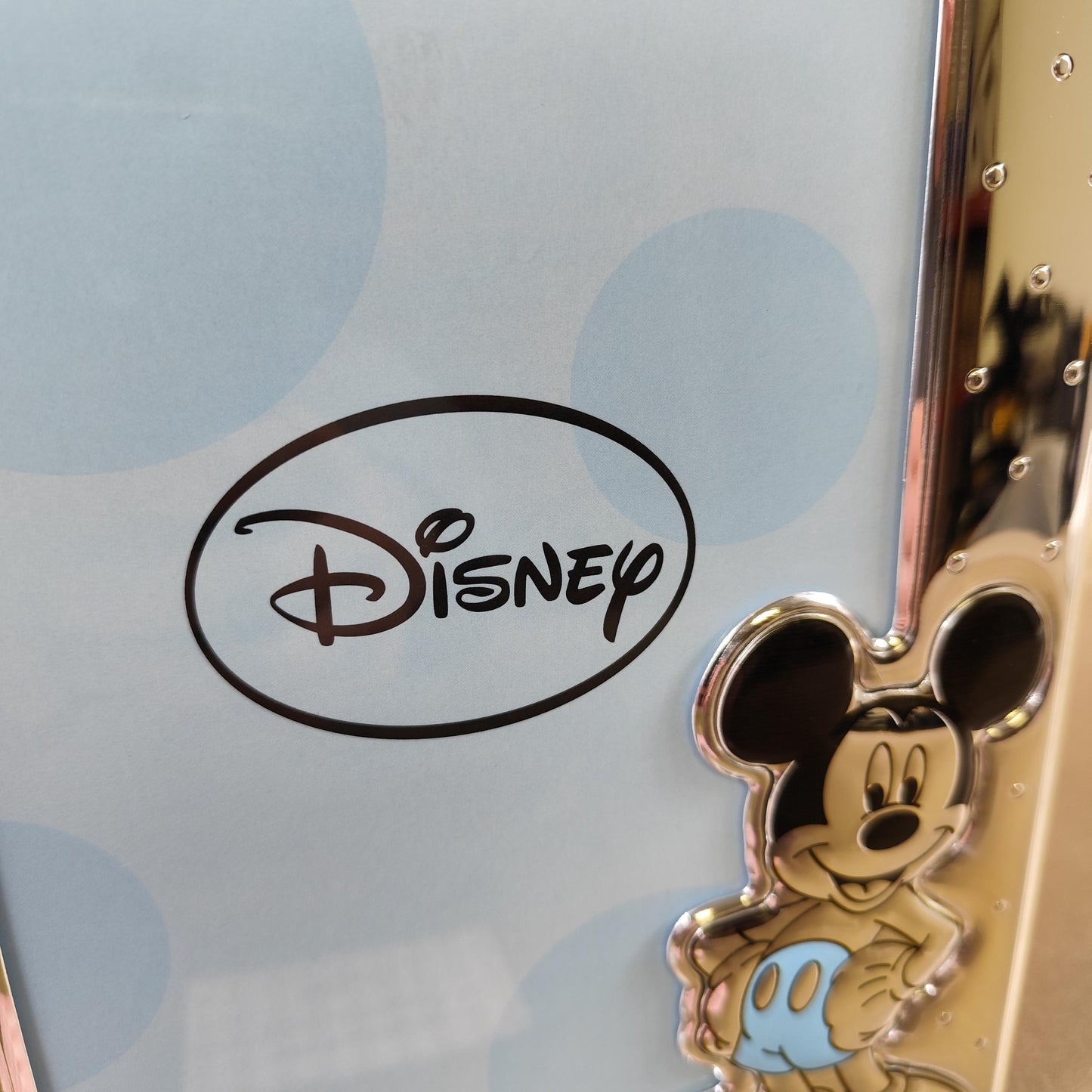 Cadre photo Disney Mickey Mouse en MIRO-SILVER Design italien Argent PVD