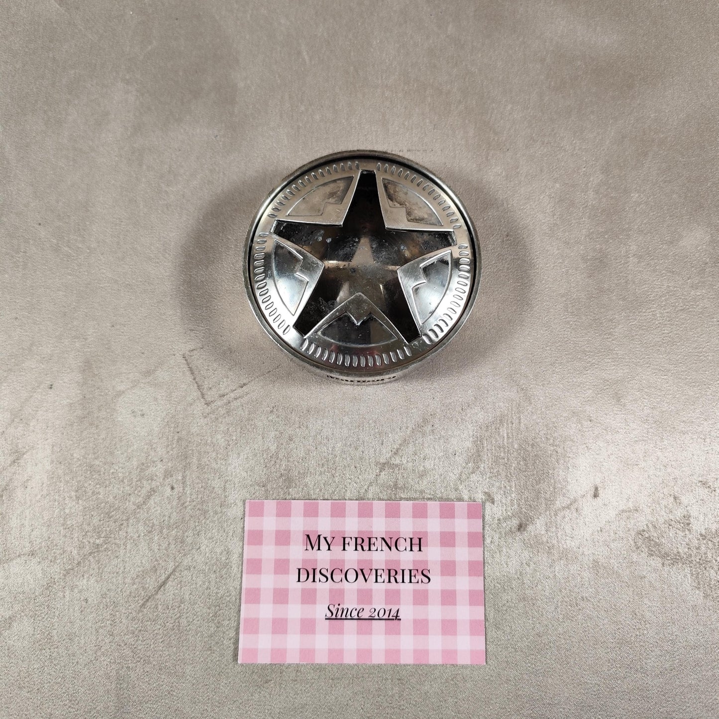 Cendrier publicitaire Marlboro en métal Modèle étoile Vintage