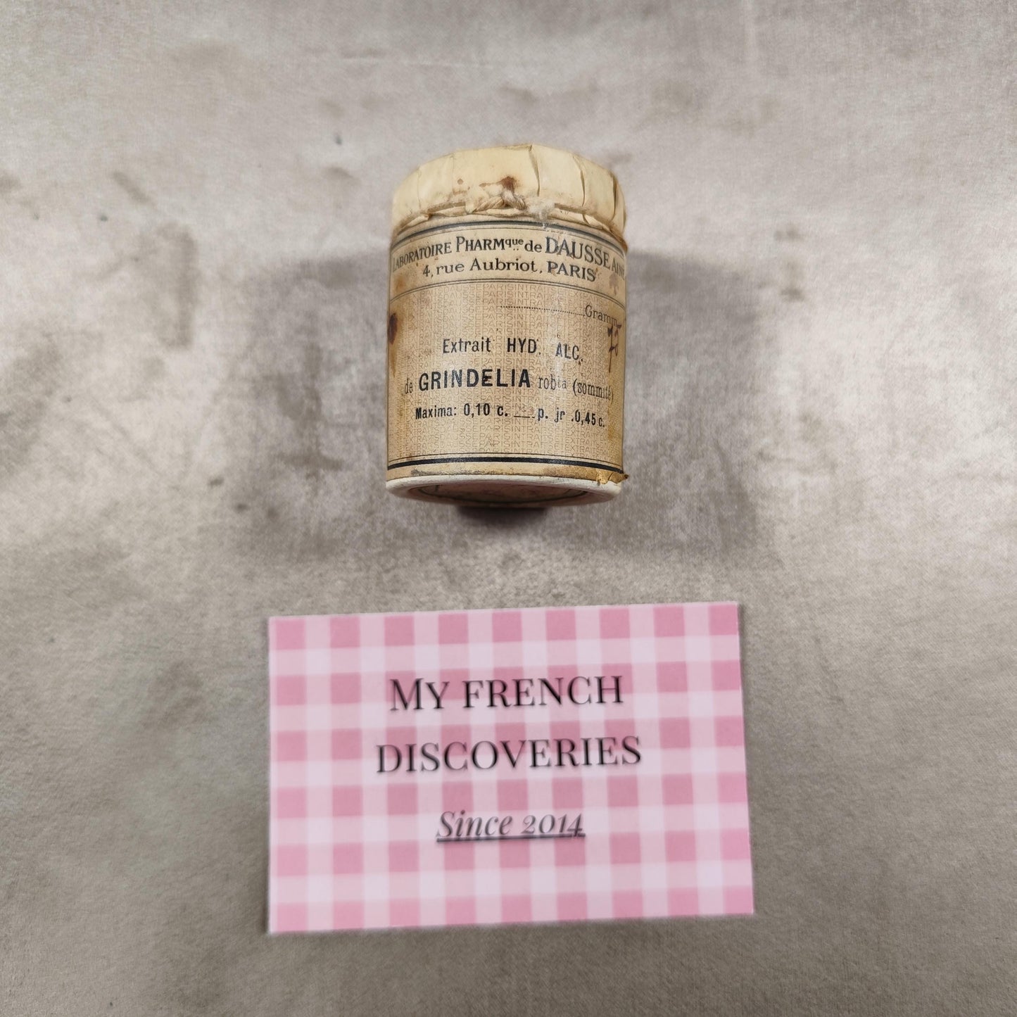 Lot de 5 anciens pots pharmaceutiques Laboratoires Daussé Paris Pots dapothicaire