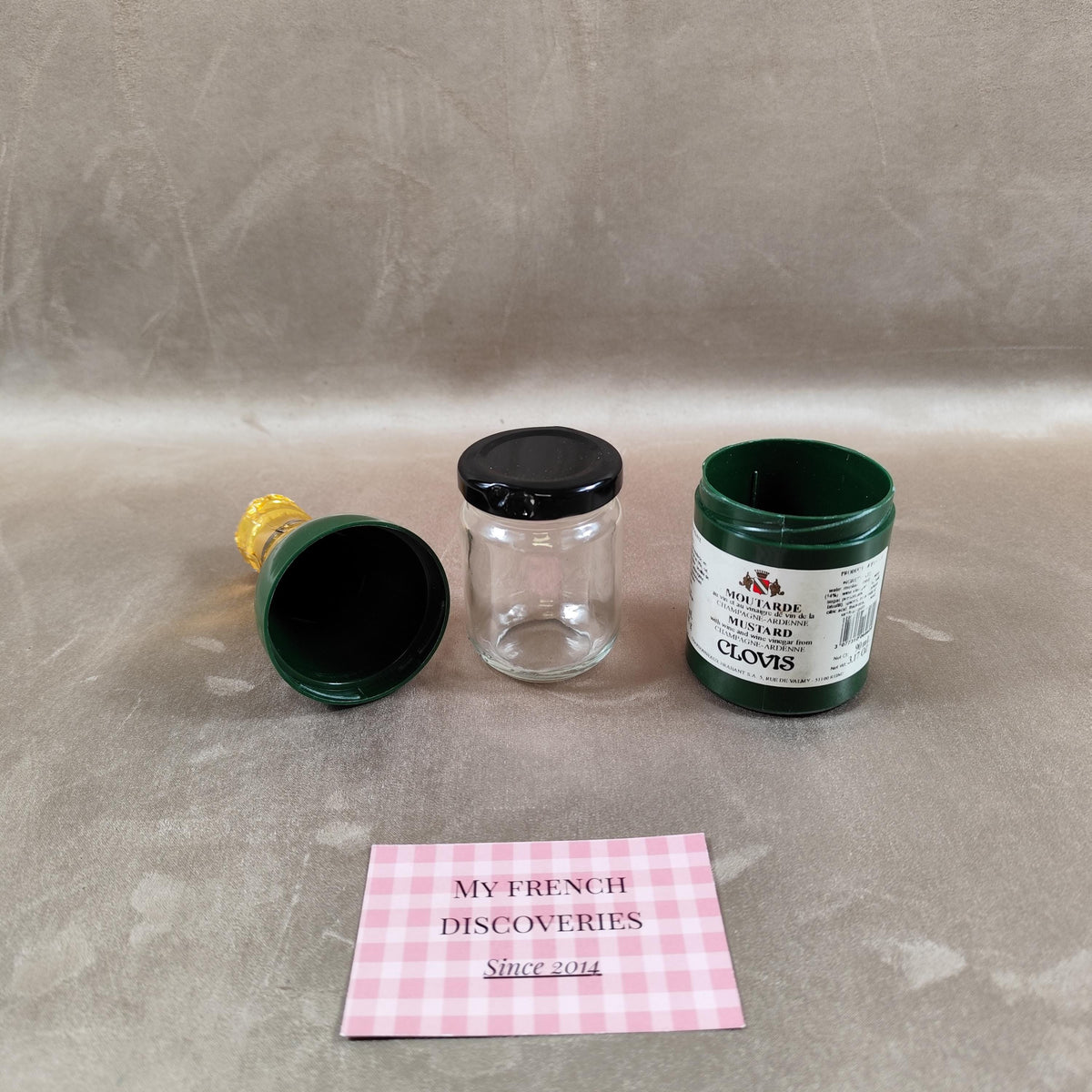 Moutardier publicitaire Clovis Champagne Ardenne Objet vintage bistrot
