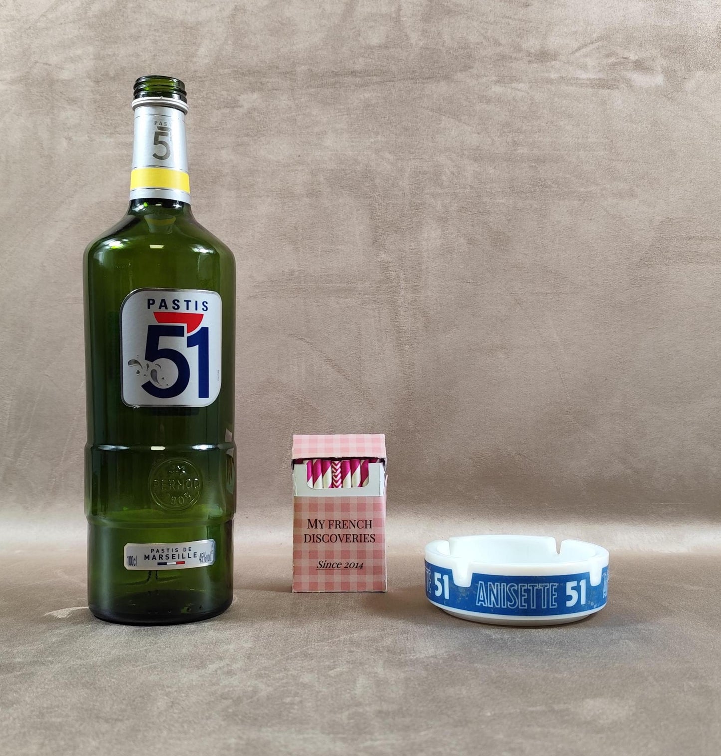 Cendrier publicitaire Anisette 51 Pastis 51 Cendrier vintage bar