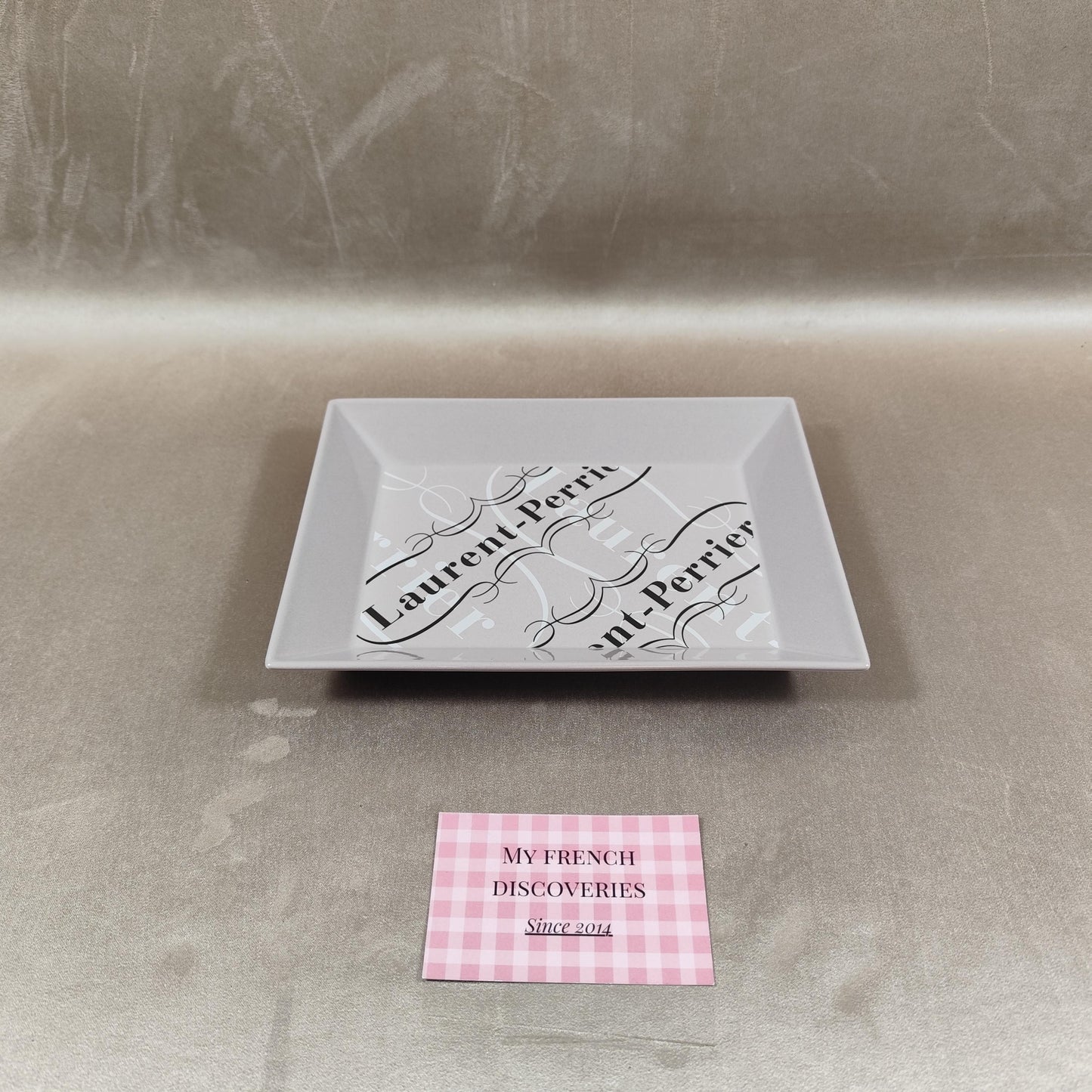 Cendrier vide-poche Laurent-Perrier en porcelaine Revol Champagne France