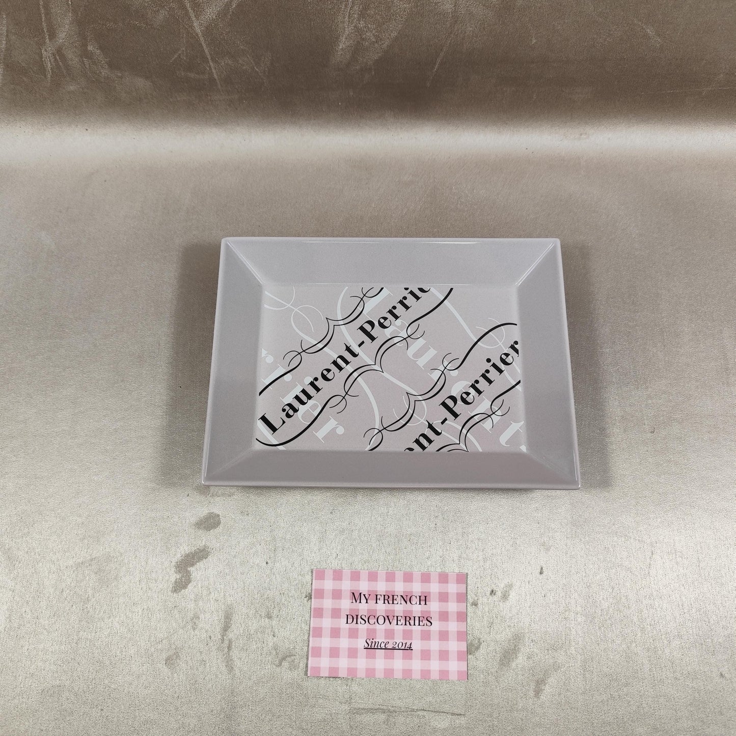 Cendrier vide-poche Laurent-Perrier en porcelaine Revol Champagne France