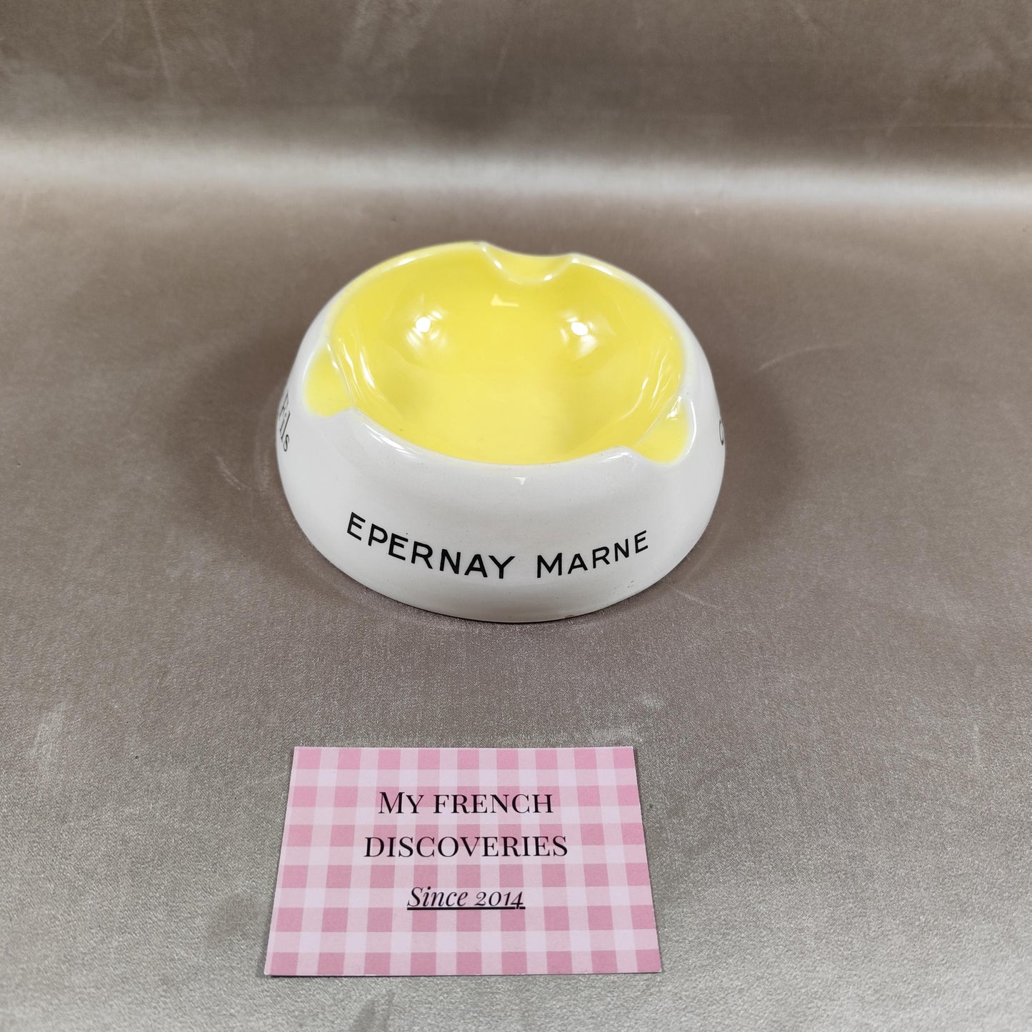 Cendrier publicitaire A. Charbaut & Fils Épernay Création Réservée Champagne