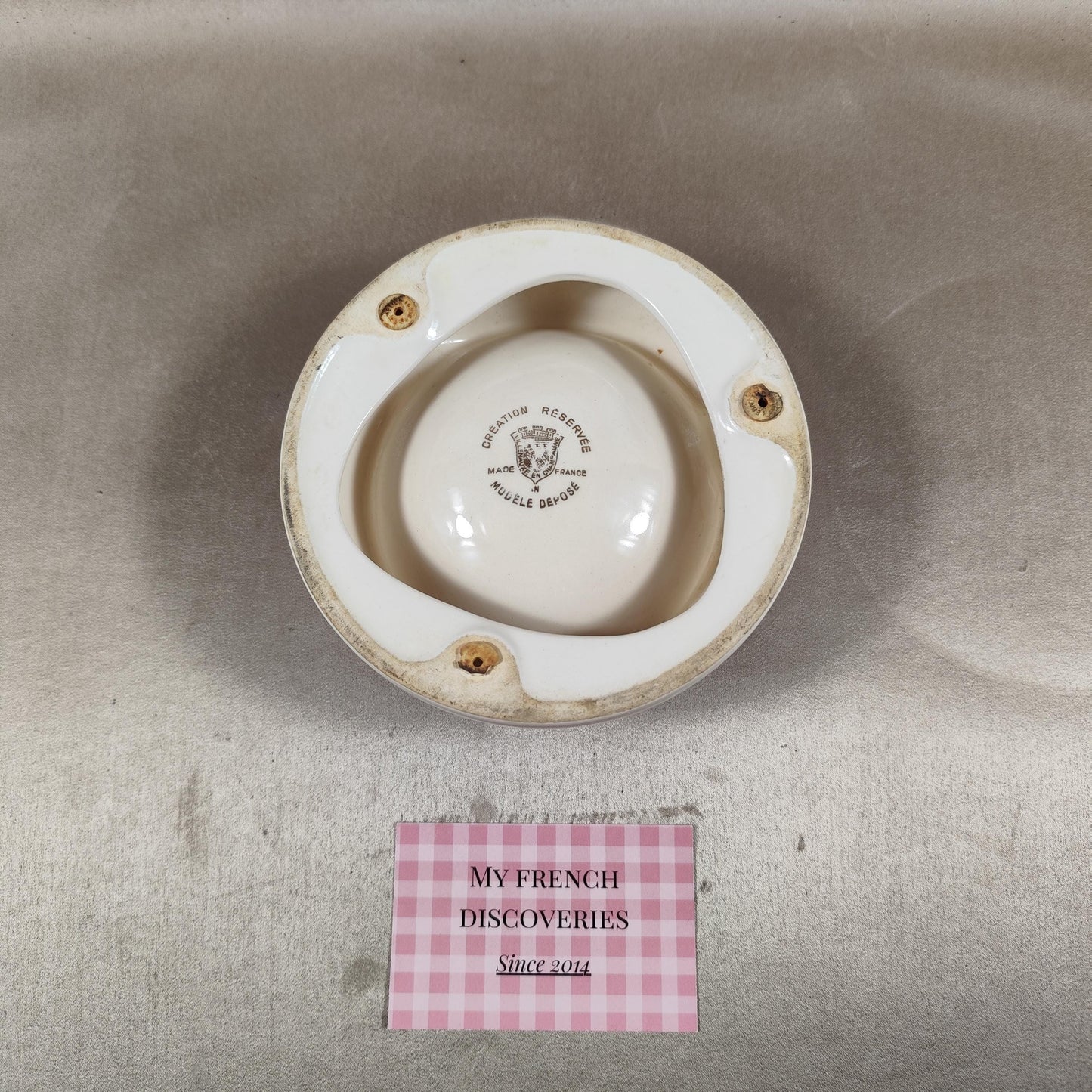 Cendrier publicitaire A. Charbaut & Fils Épernay Création Réservée Champagne