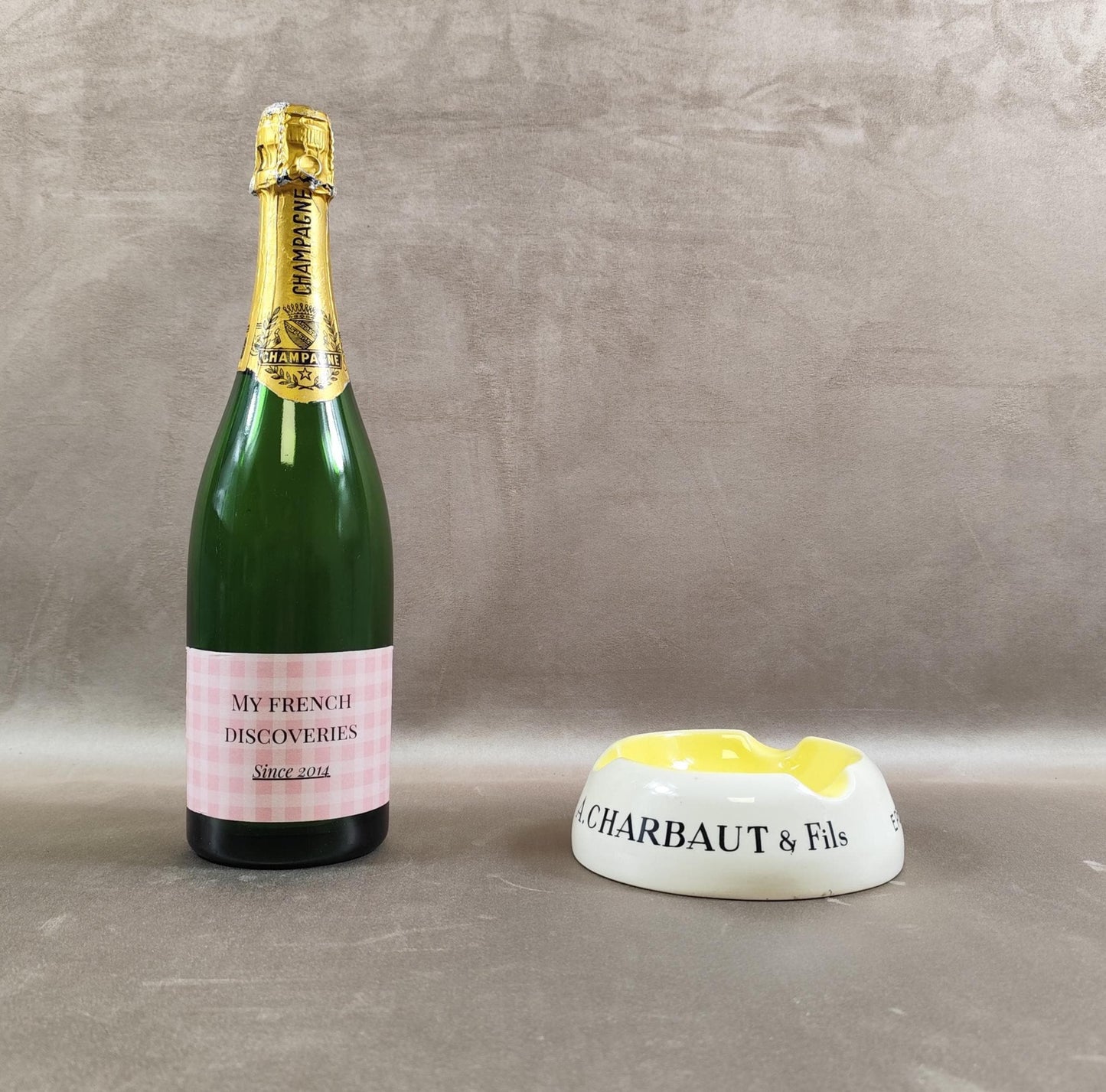 Cendrier publicitaire A. Charbaut & Fils Épernay Création Réservée Champagne