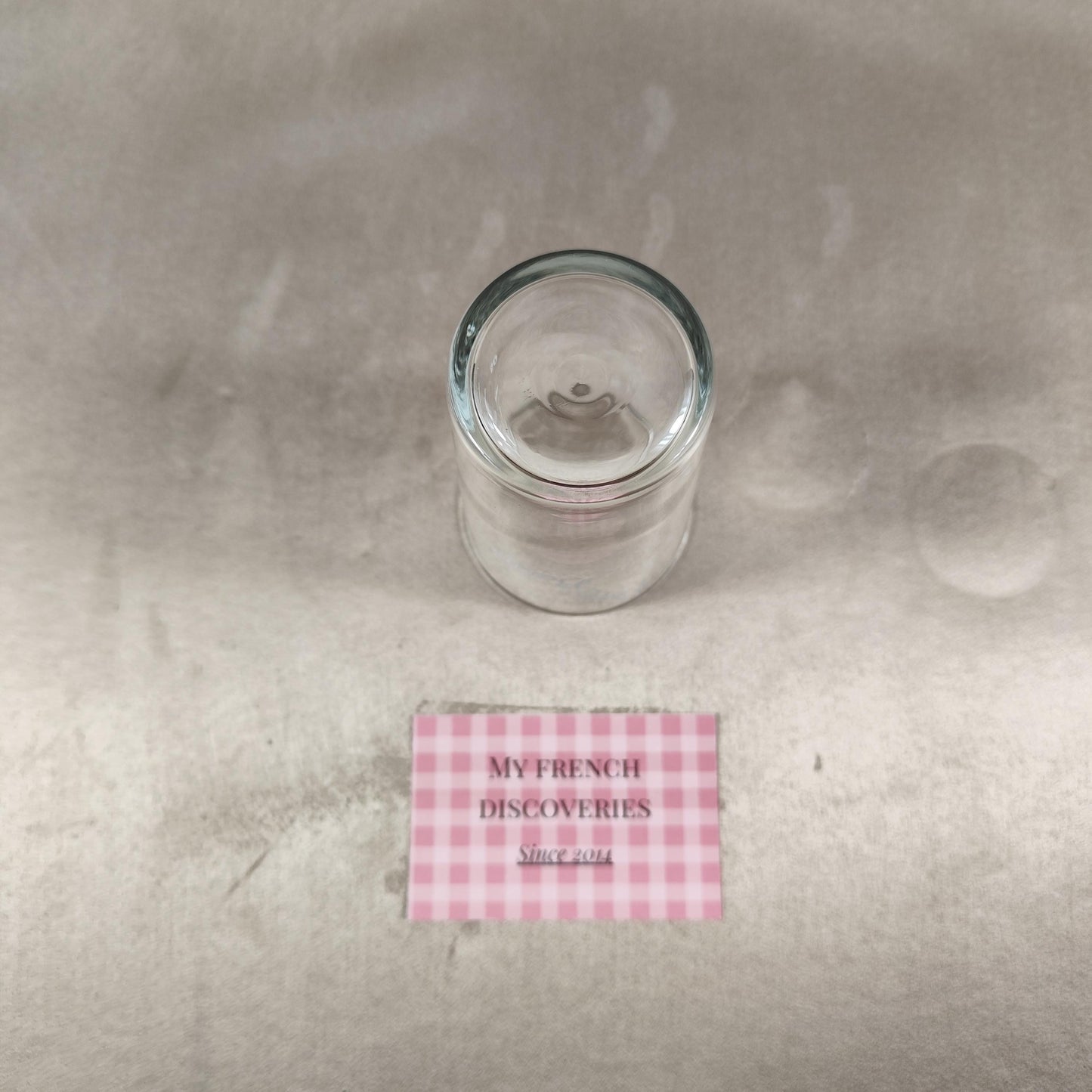 Verre de curiste Capvern les Bains avec étui Verre à cure gradué Vintage