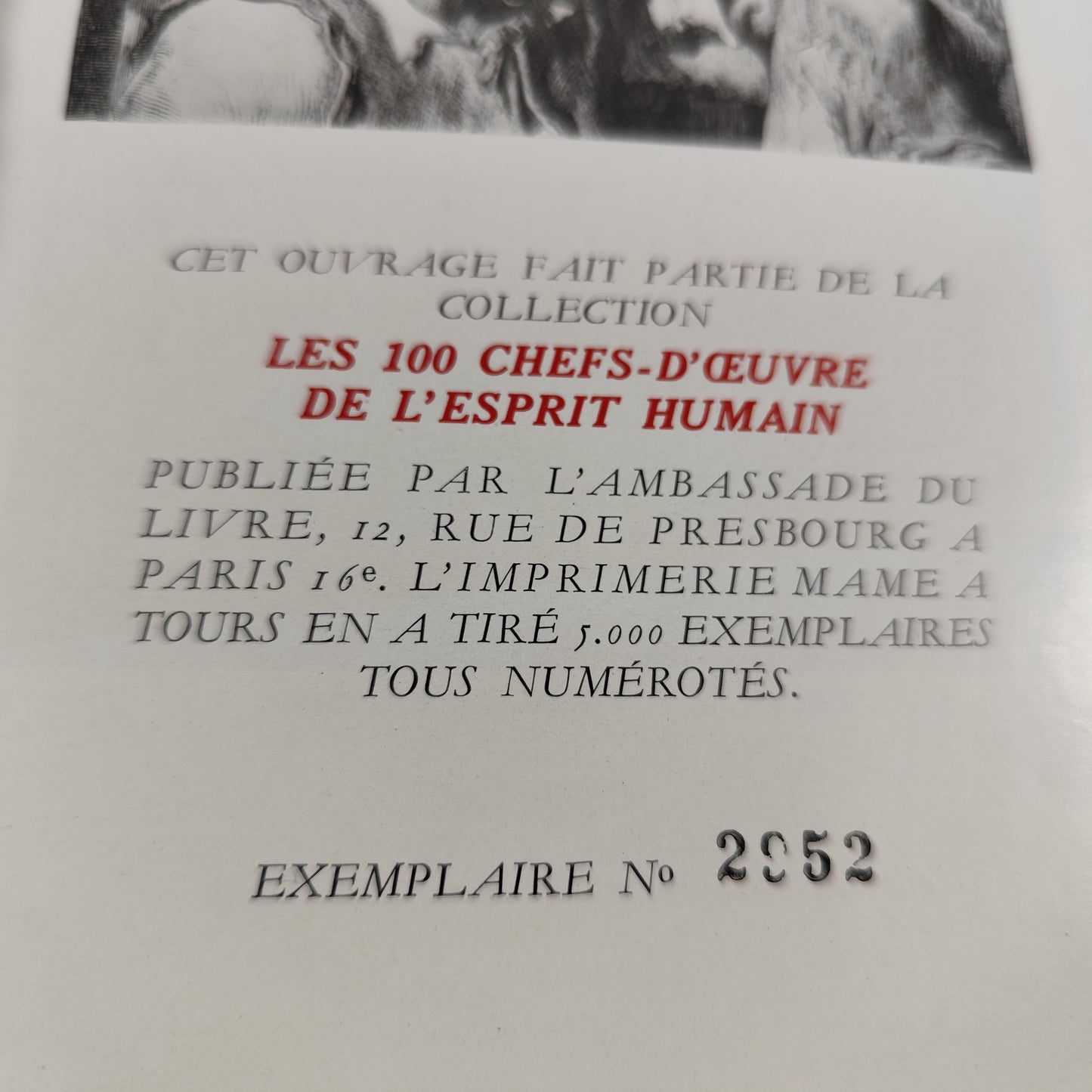 Don Quichotte Miguel de Cervantès Édition numérotée en 2 volumes Collection Les 100 Chefs-dœuvre