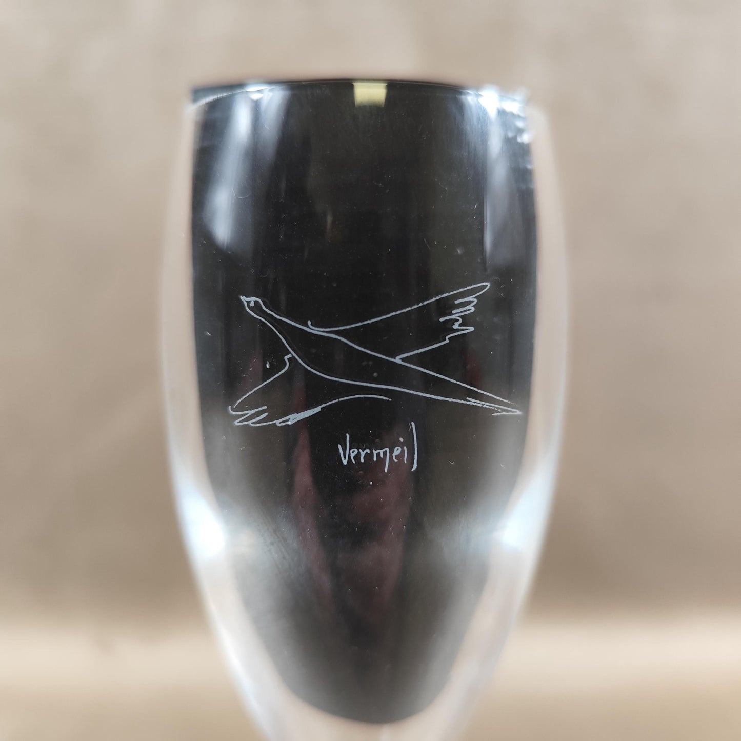 Lot de 12 flûtes à champagne Palmer & Co gravées Édition artistique Palmerescence