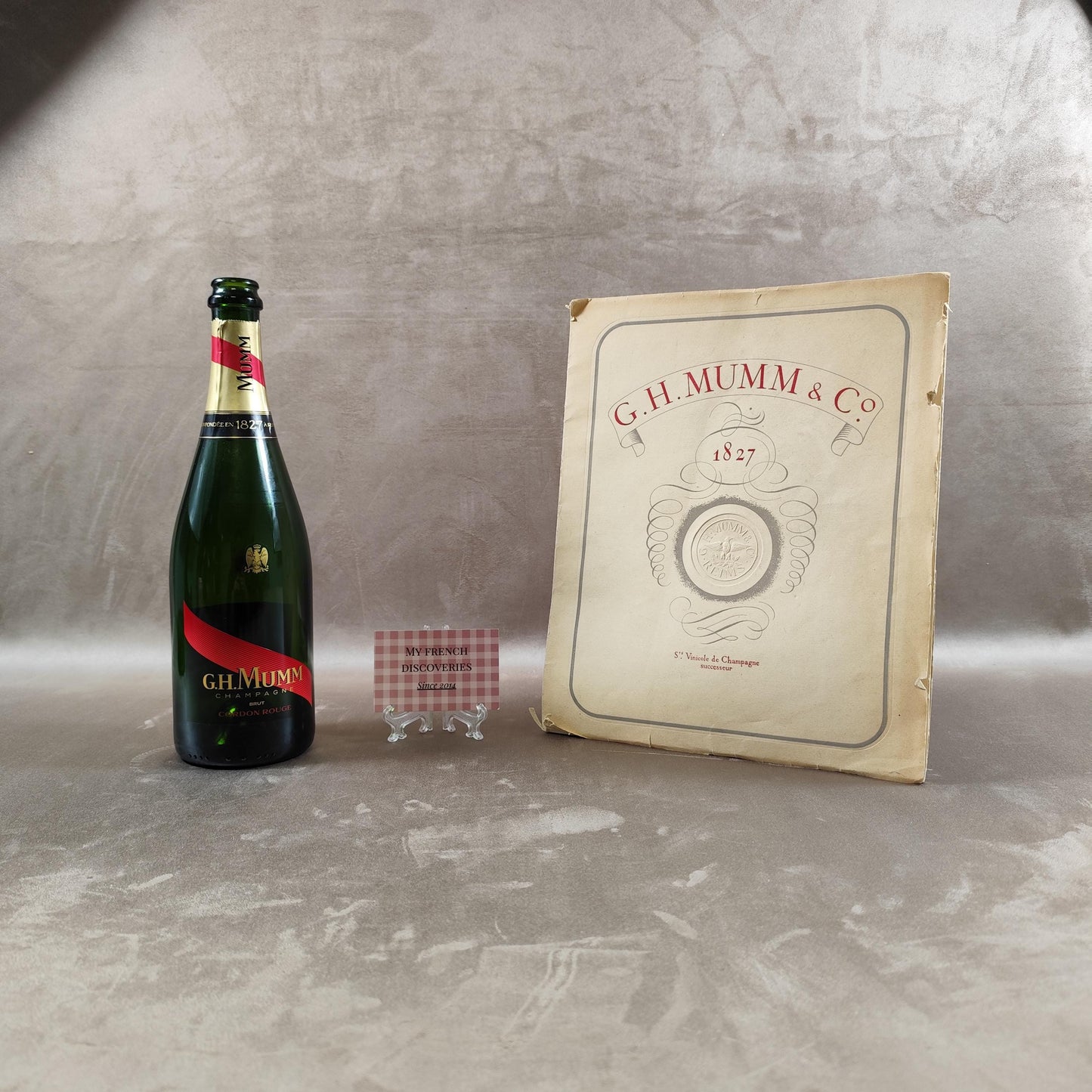 Catalogue ancien G.H. Mumm & Co 1827 Livre illustré Champagne Reims