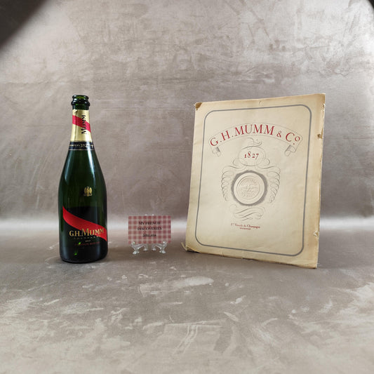 Catalogue ancien G.H. Mumm & Co 1827 Livre illustré Champagne Reims