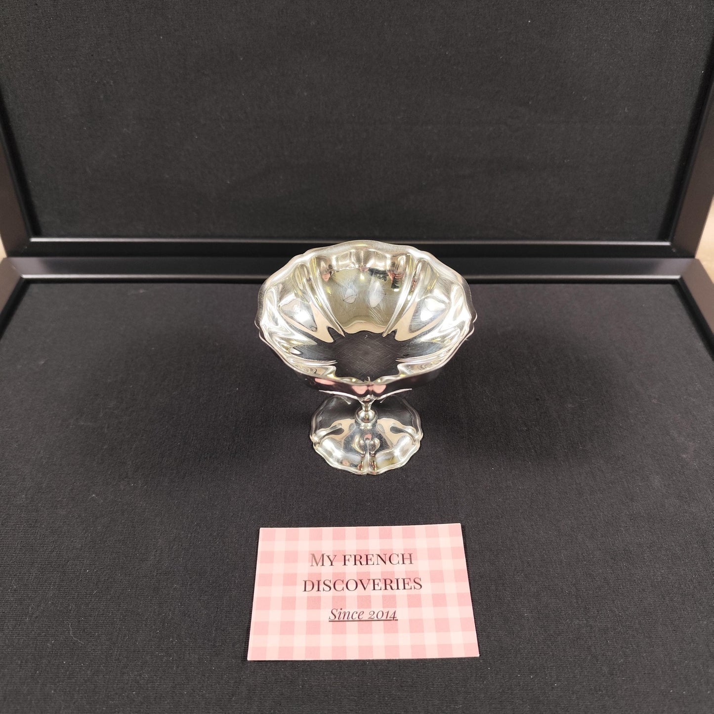 Lot de 6 coupes à glace vintage en inox Coupes dessert sur pied Art de la table