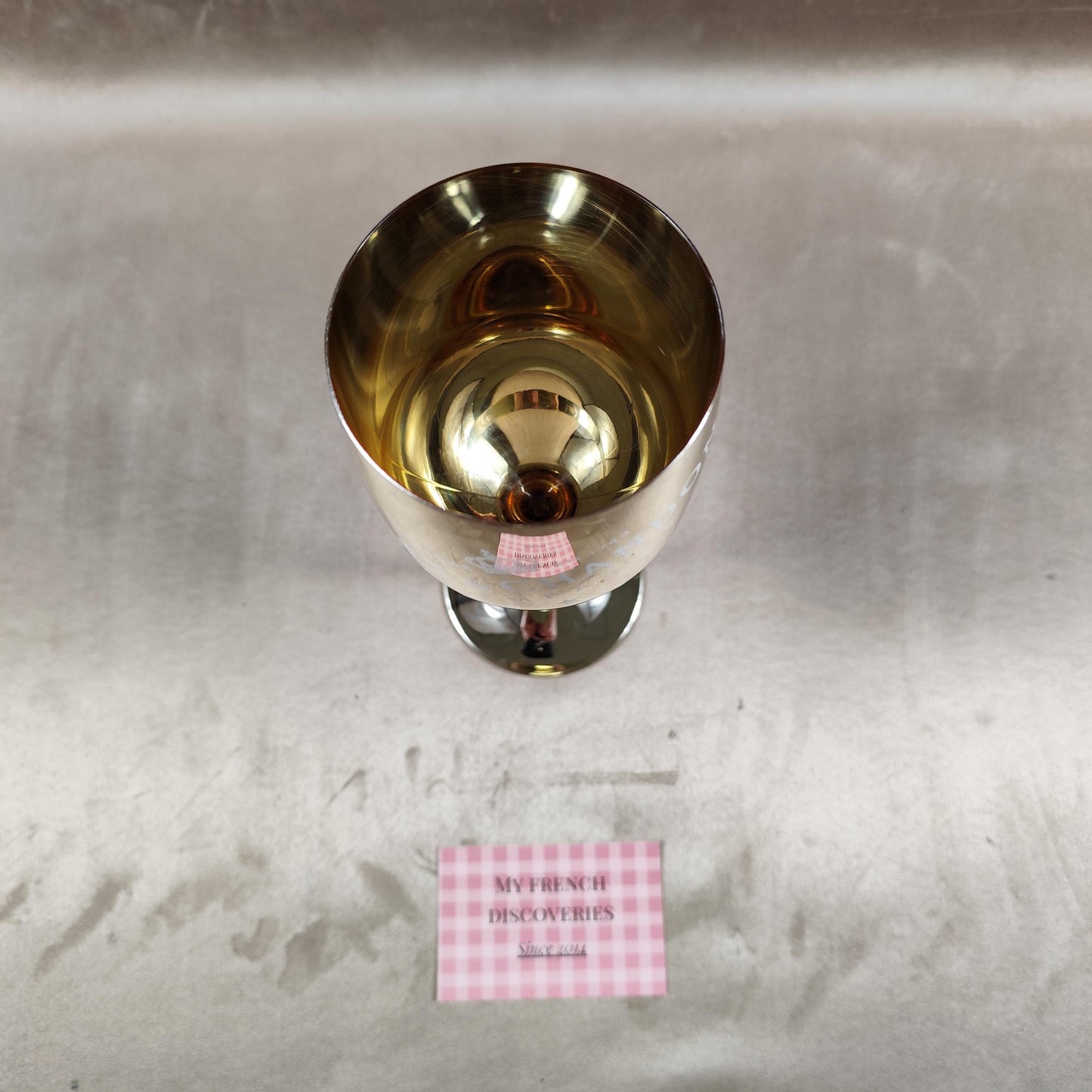 Lot de 4 flûtes à champagne Moët & Chandon Verres plastique doré Champagne