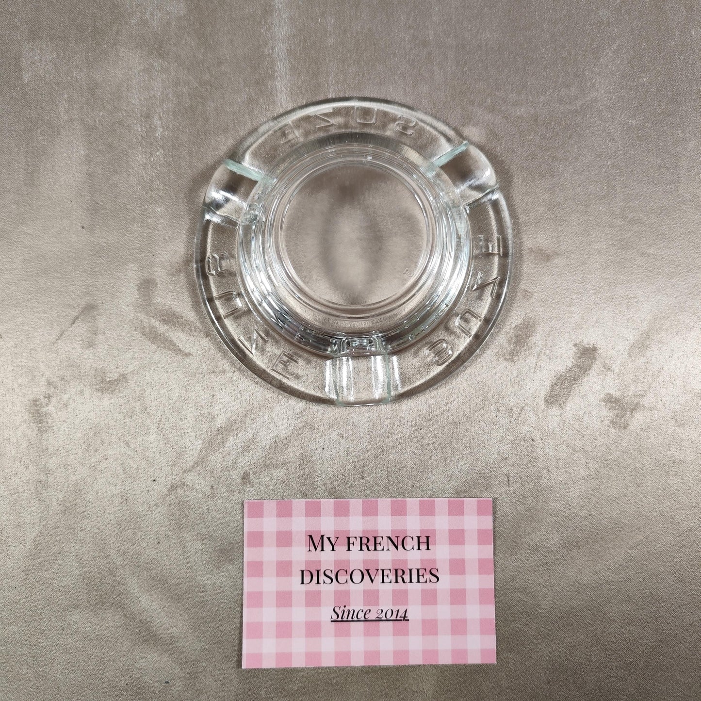 Cendrier publicitaire SUZE en verre Cendrier bistrot vintage