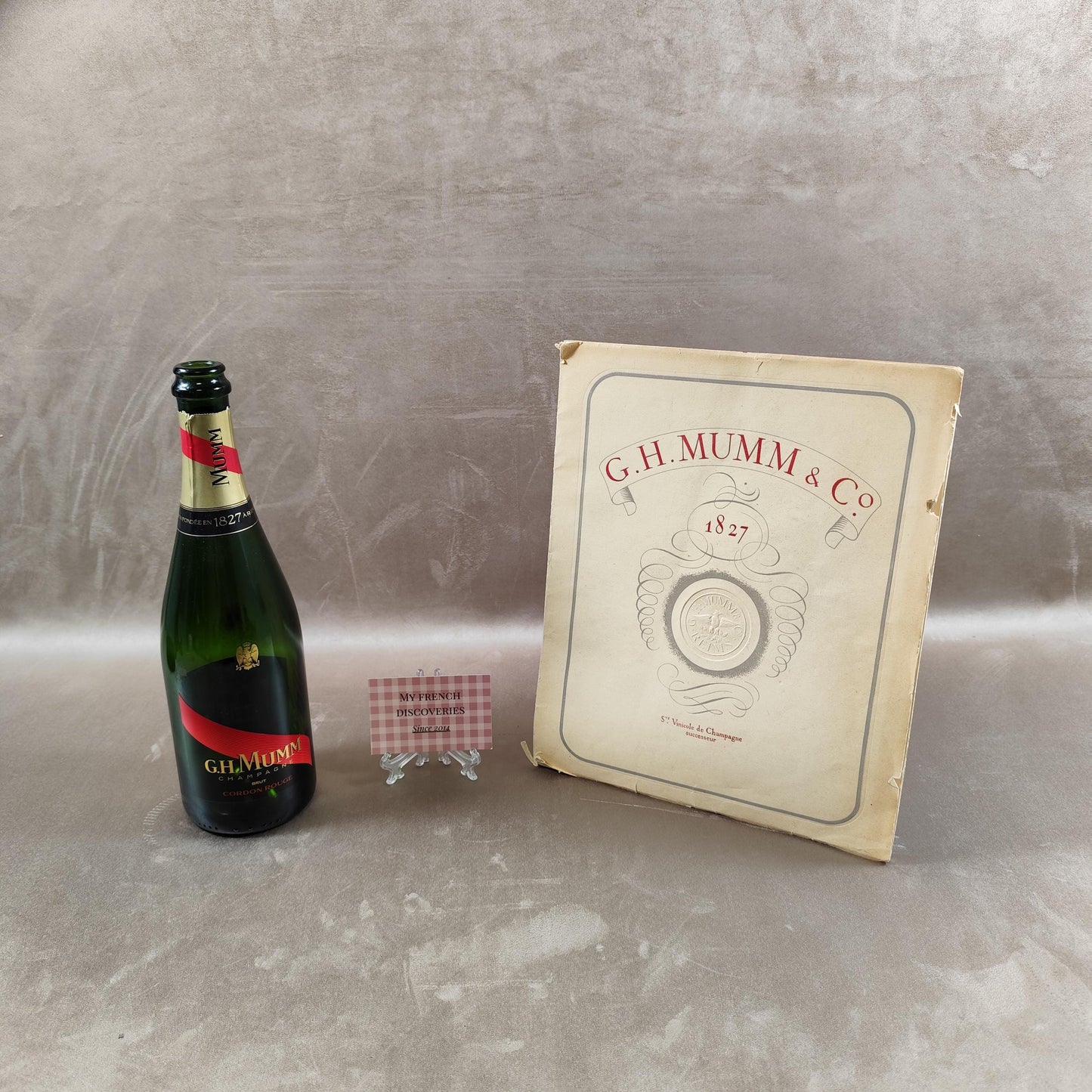 Catalogue ancien G.H. Mumm & Co 1827 Livre illustré Champagne Reims